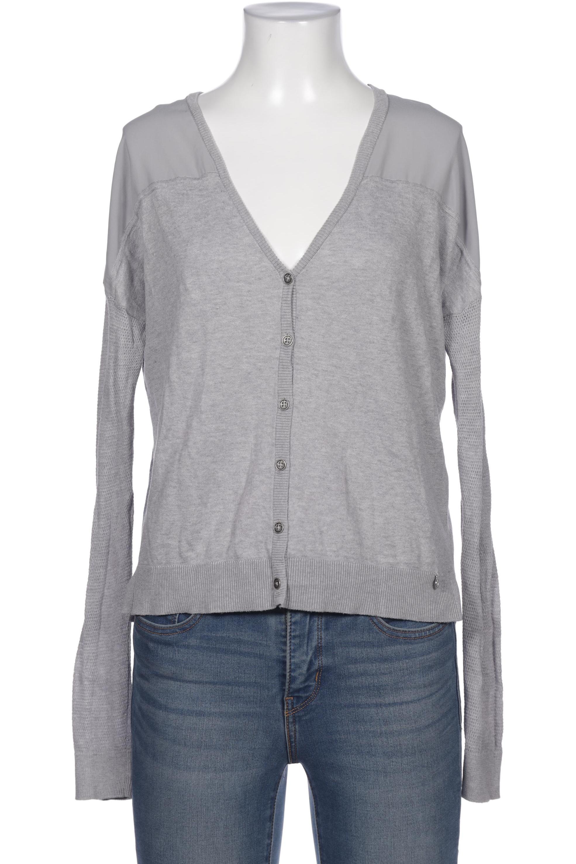 

Comma Damen Strickjacke, grau, Gr. 34