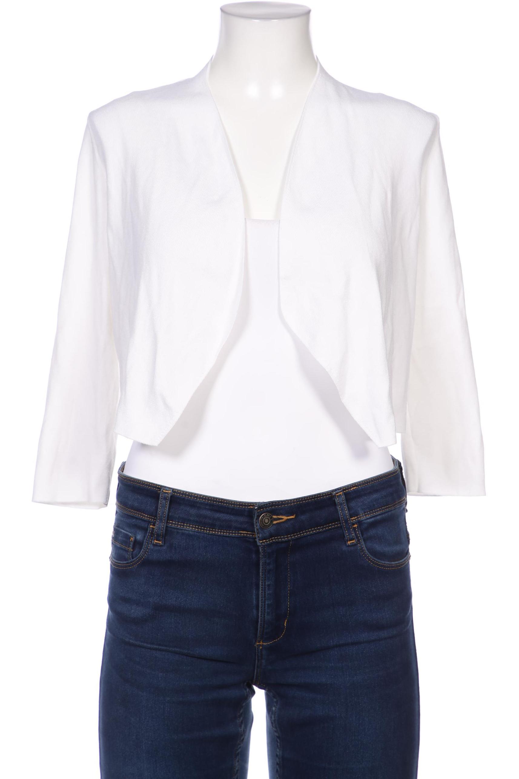 

Comma Damen Strickjacke, weiß, Gr. 38