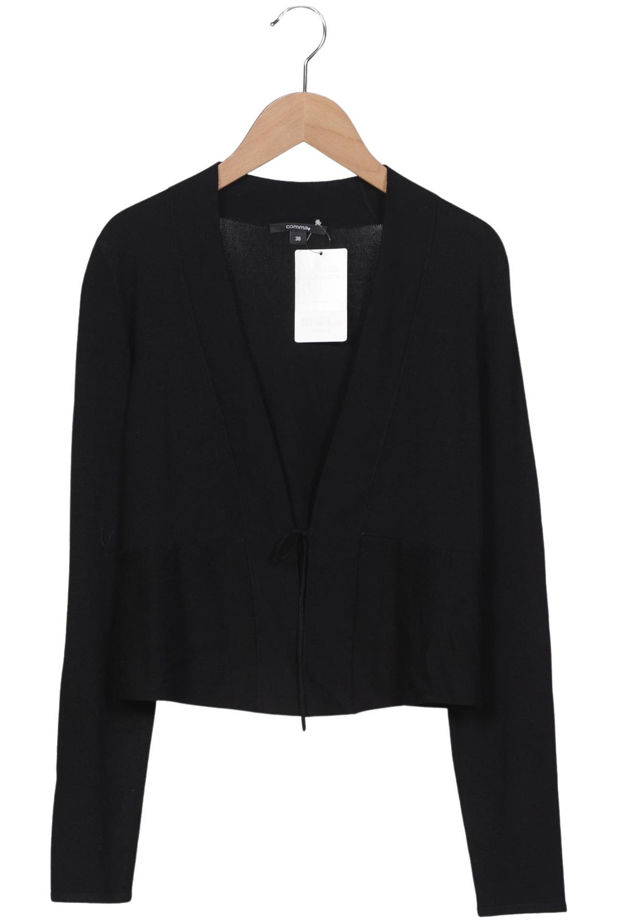 

Comma Damen Strickjacke, schwarz, Gr. 38