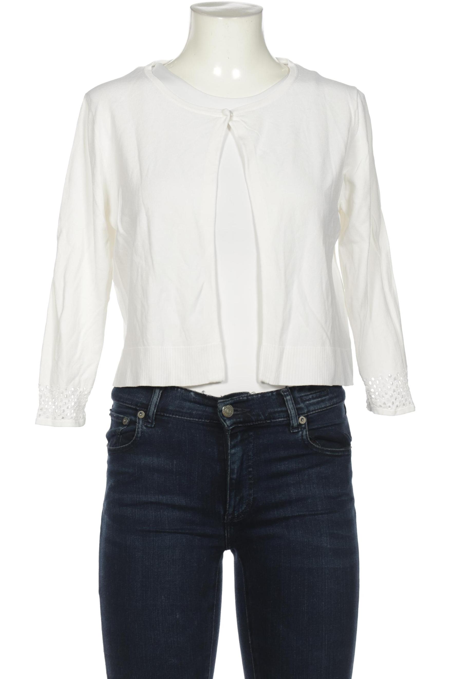 

Comma Damen Strickjacke, weiß, Gr. 40