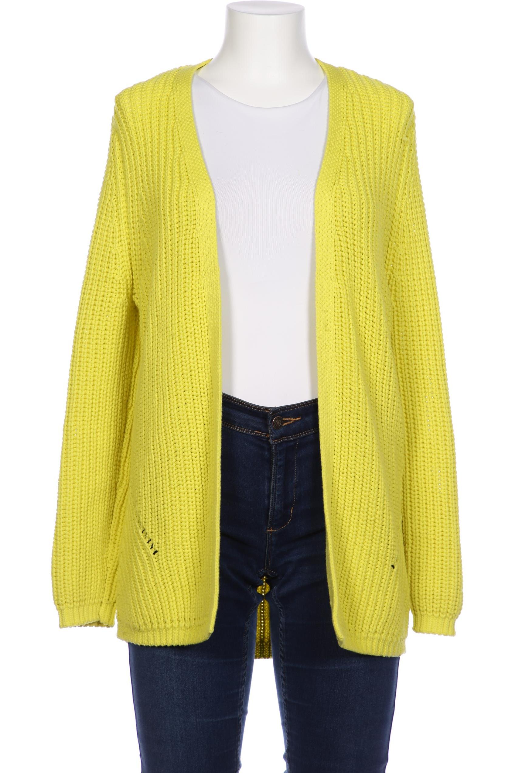 

Comma Damen Strickjacke, gelb, Gr. 42