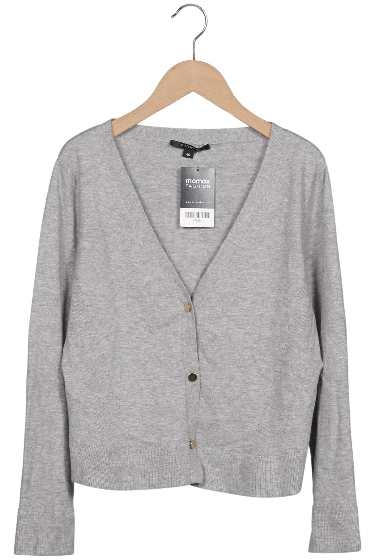 

Comma Damen Strickjacke, grau, Gr. 40