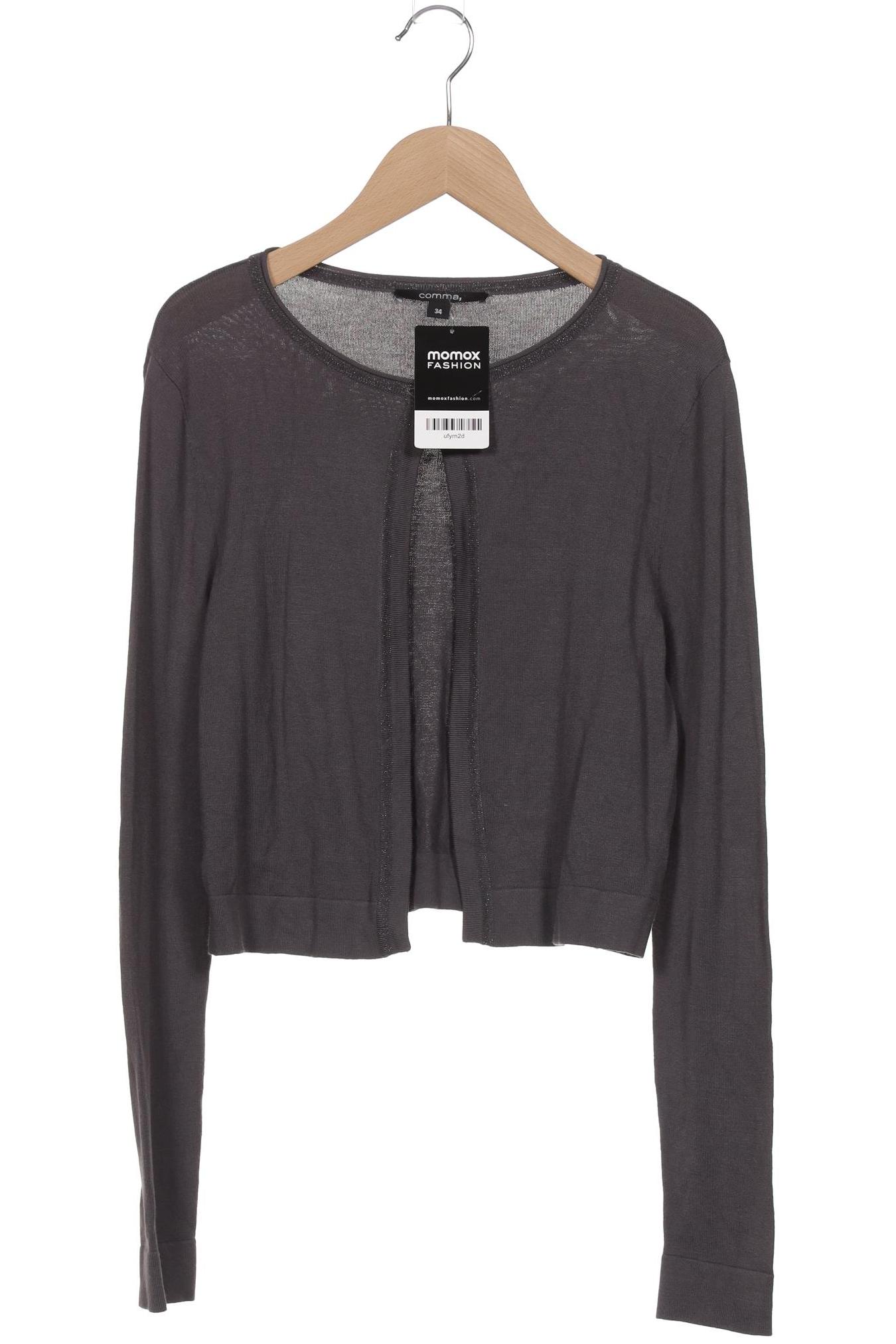 

Comma Damen Strickjacke, grau, Gr. 34