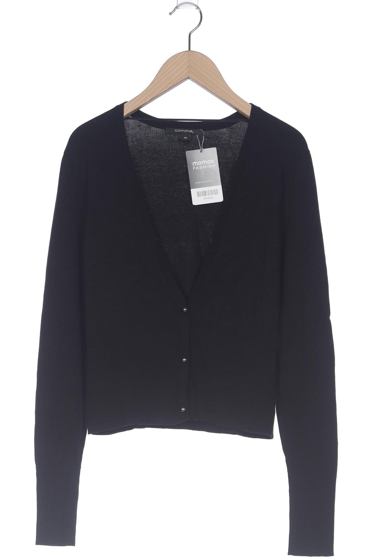 

Comma Damen Strickjacke, schwarz, Gr. 36