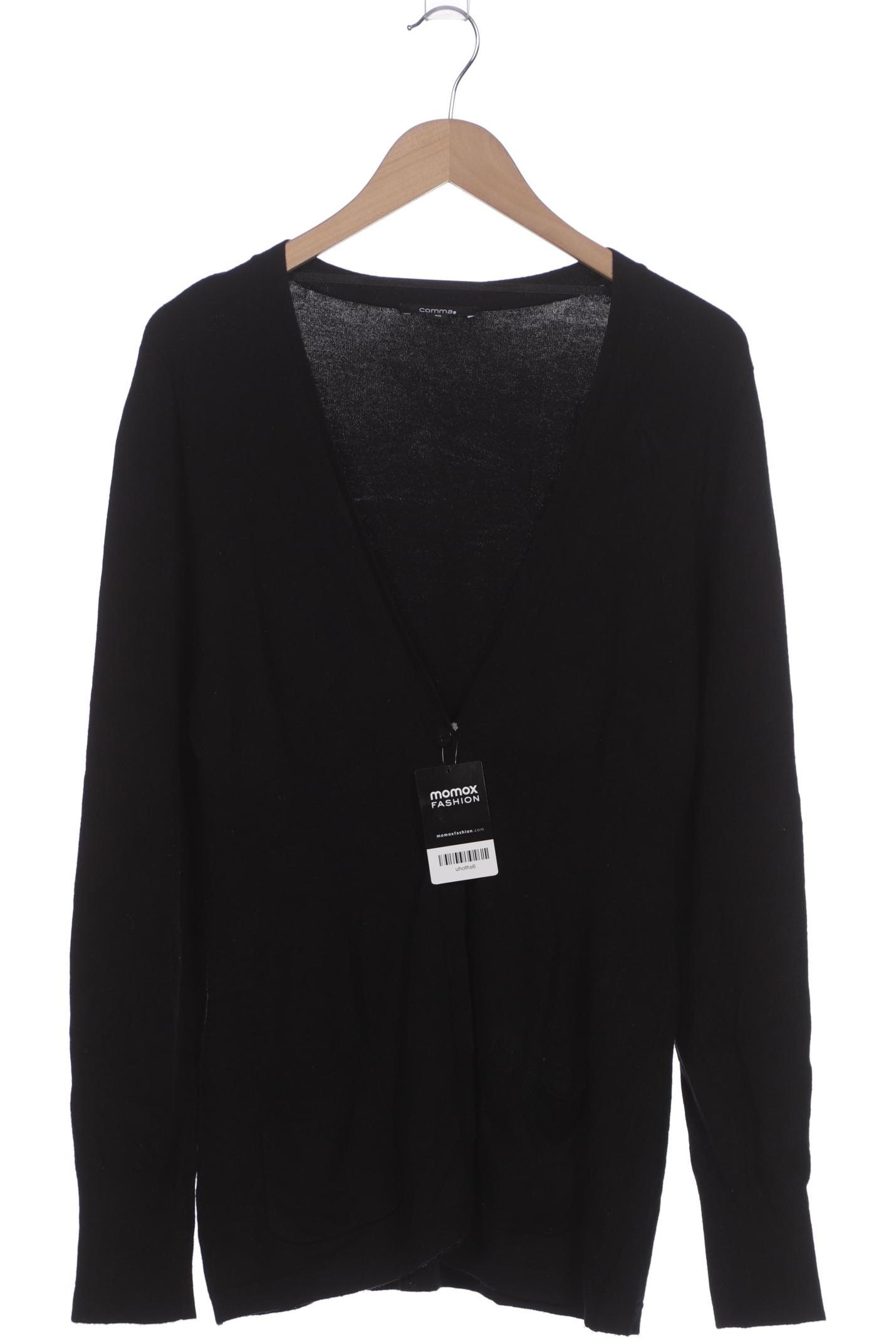 

Comma Damen Strickjacke, schwarz, Gr. 40