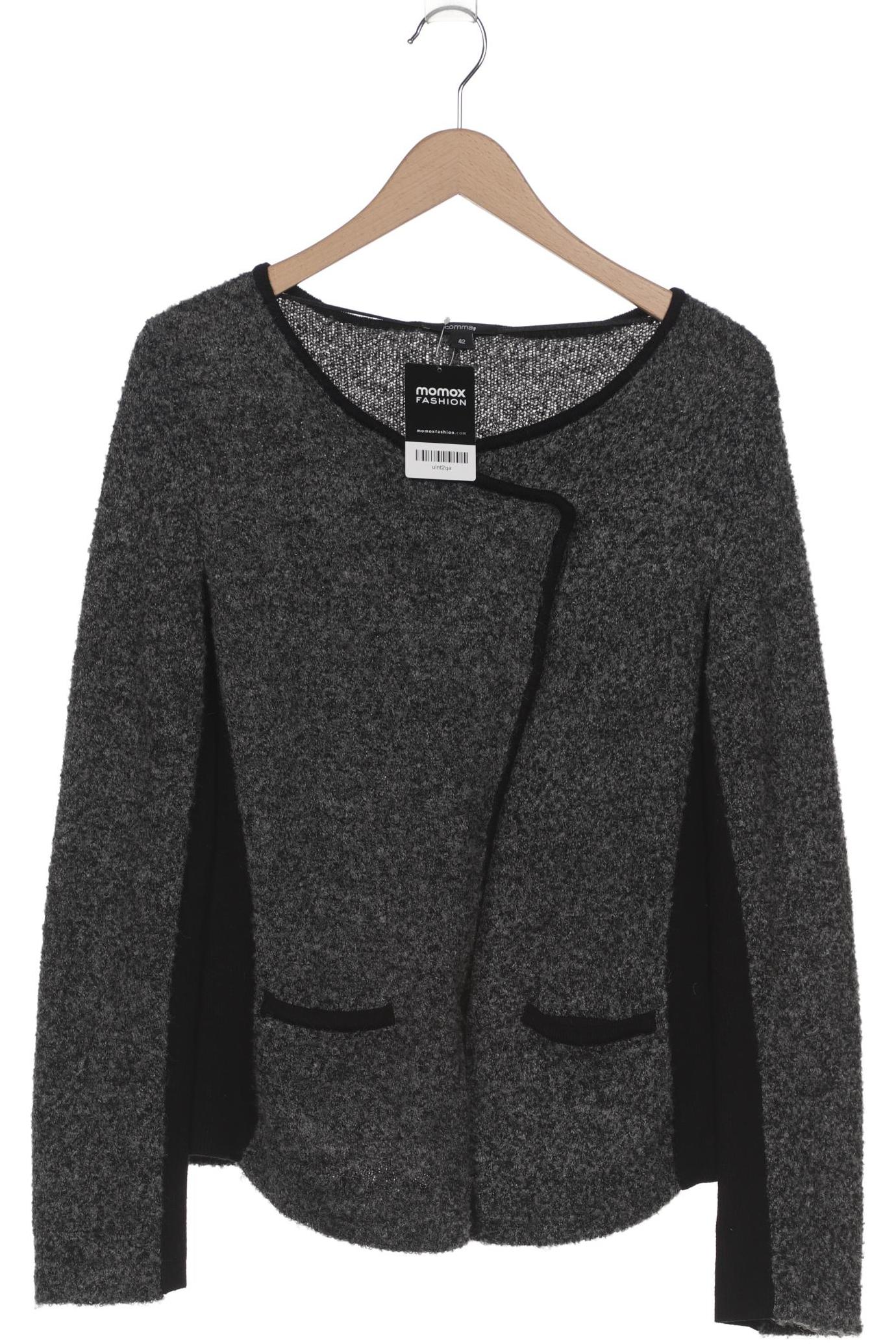 

Comma Damen Strickjacke, grau, Gr. 42