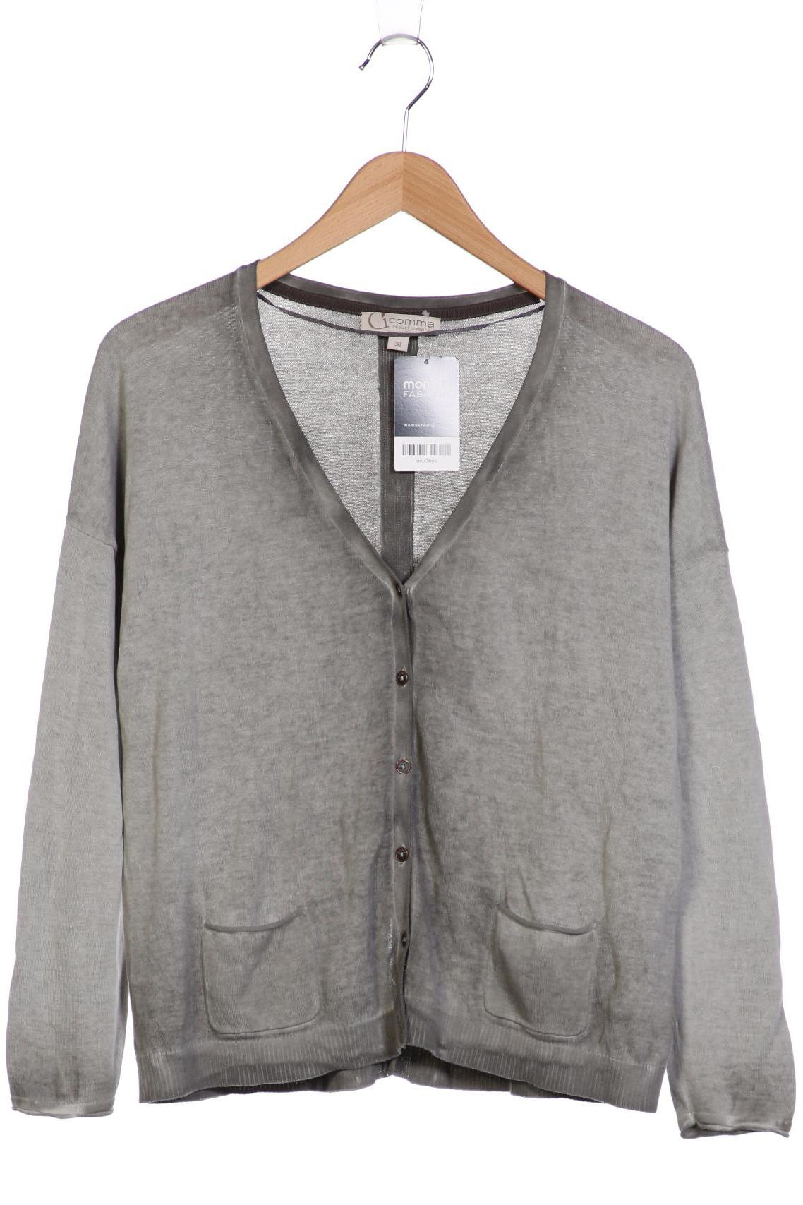 

Comma Damen Strickjacke, grau, Gr. 38