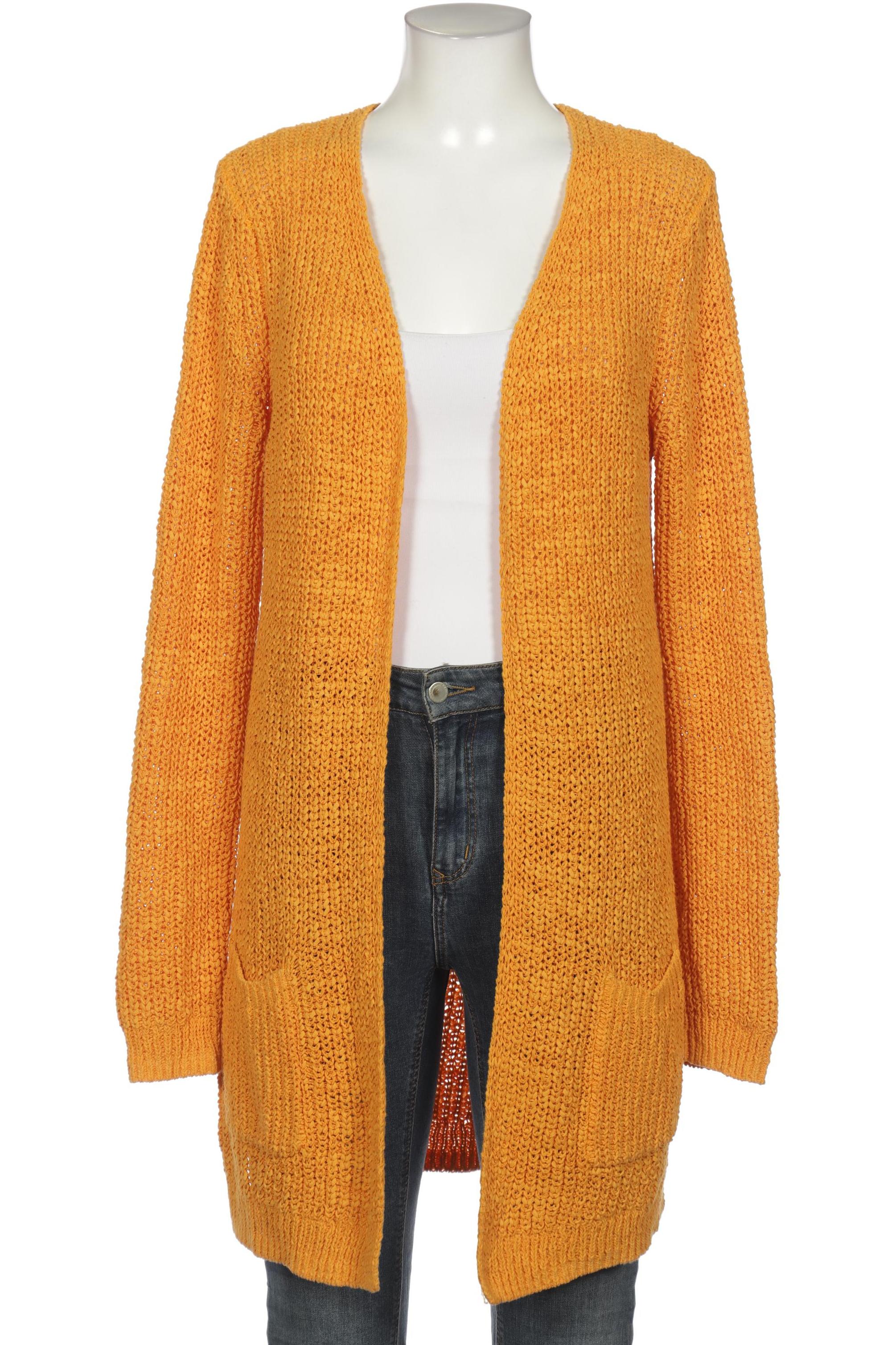 

Comma Damen Strickjacke, orange, Gr. 36