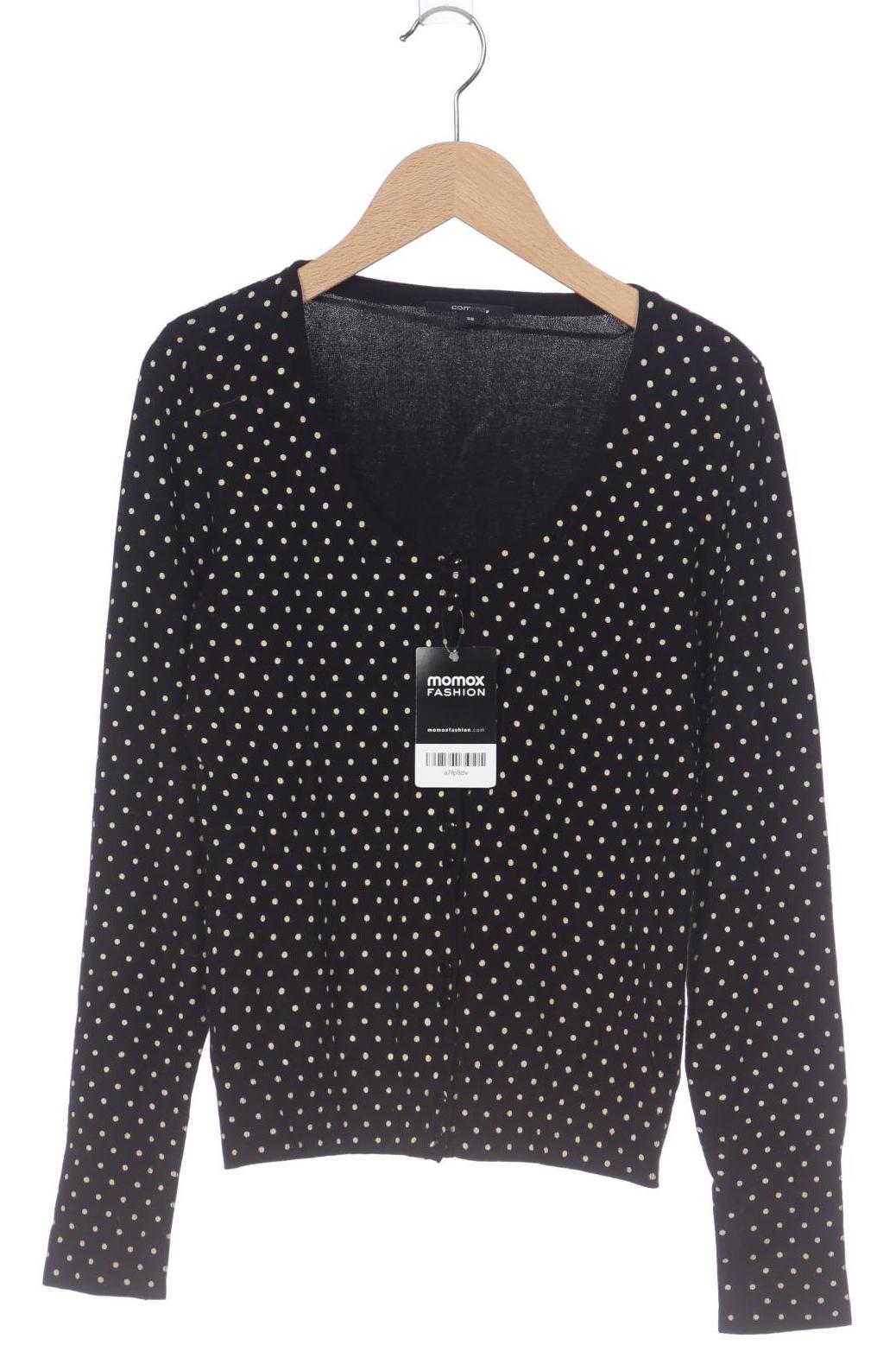 

Comma Damen Strickjacke, schwarz, Gr. 36