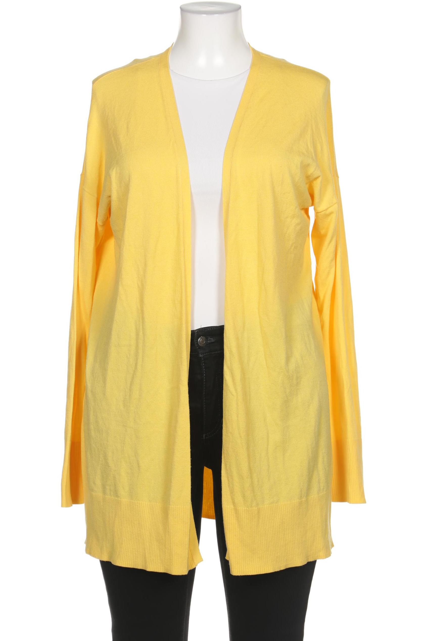 

Comma Damen Strickjacke, gelb, Gr. 42