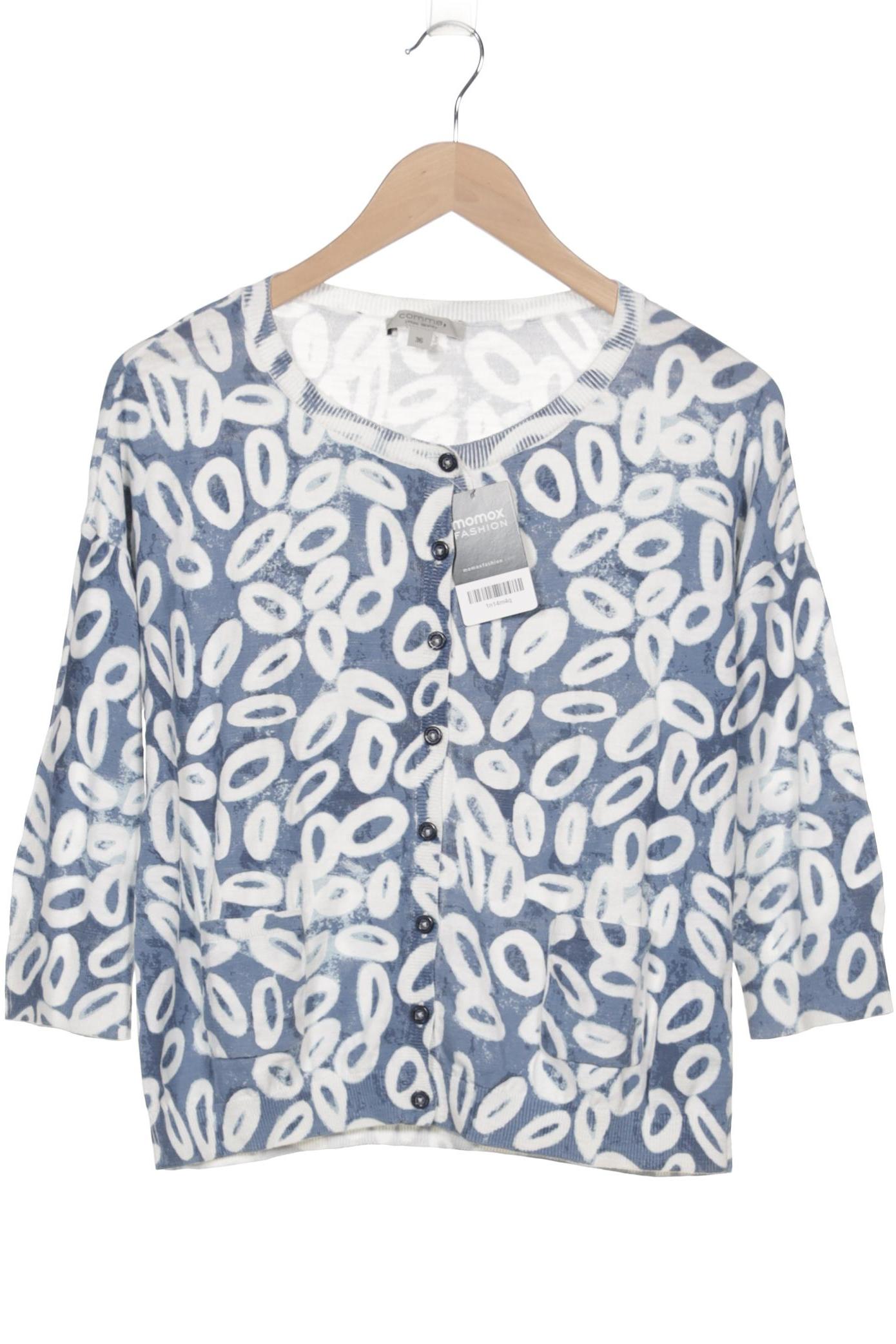 

Comma Damen Strickjacke, blau, Gr. 36