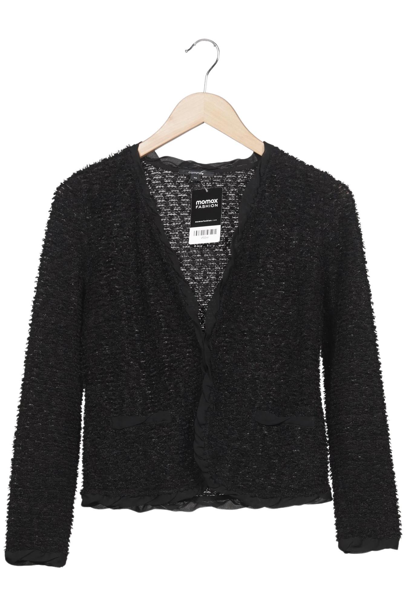 

Comma Damen Strickjacke, schwarz, Gr. 36