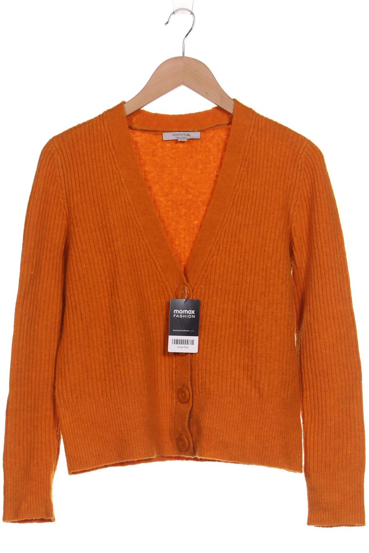 

Comma Damen Strickjacke, orange, Gr. 34