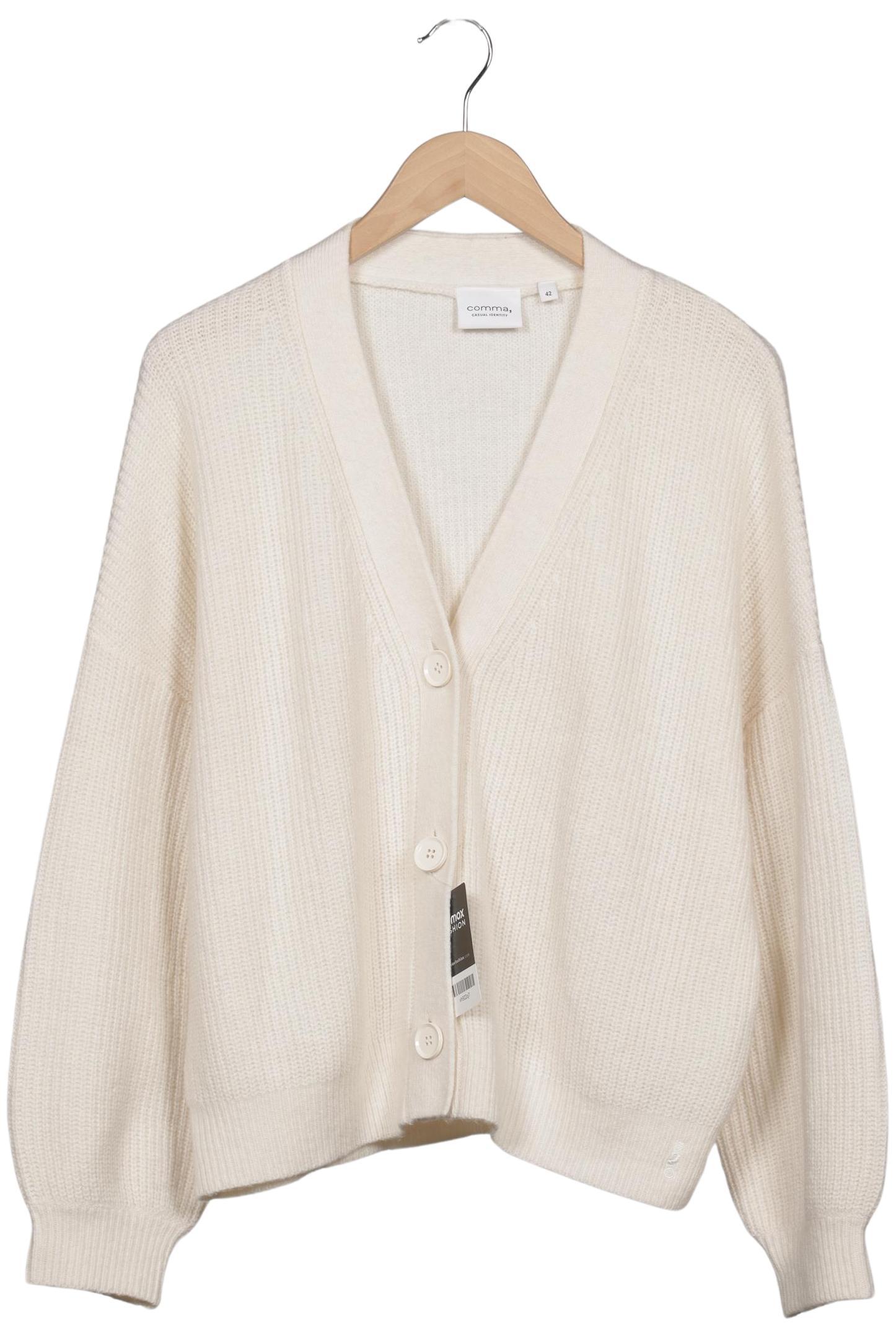 

Comma Damen Strickjacke, cremeweiß, Gr. 42