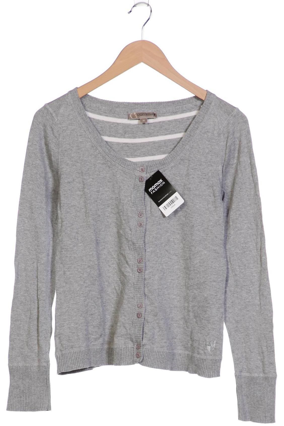 

Comma Damen Strickjacke, grau, Gr. 36