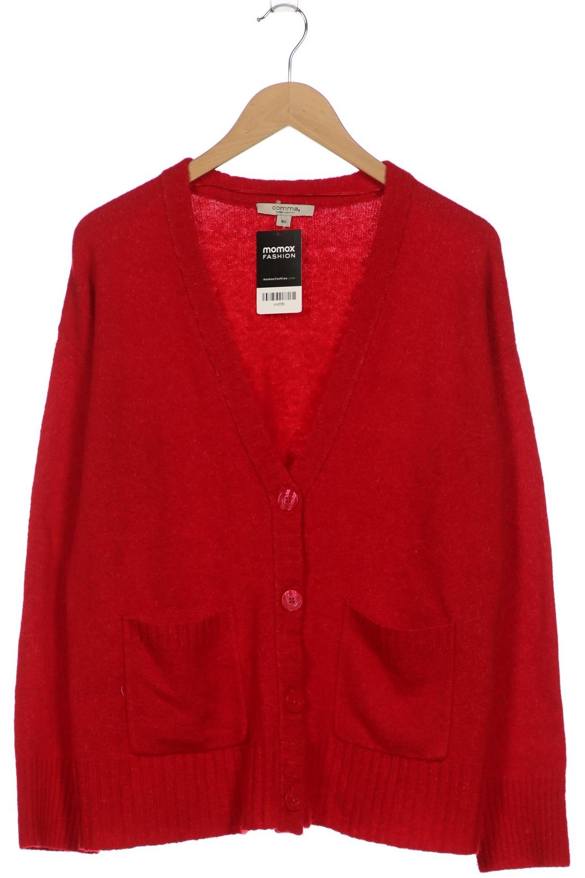

Comma Damen Strickjacke, rot, Gr. 40