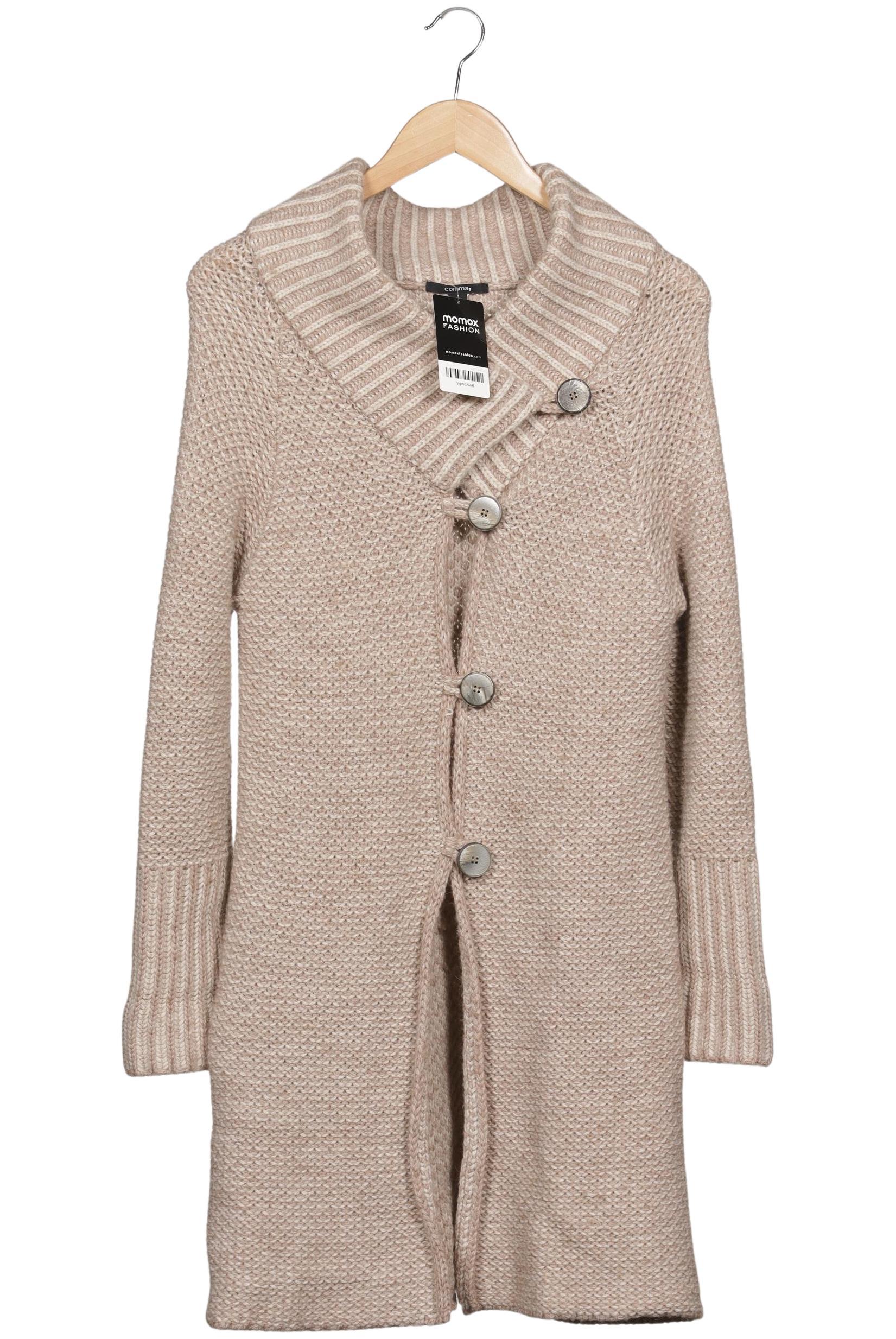 

Comma Damen Strickjacke, beige, Gr. 38