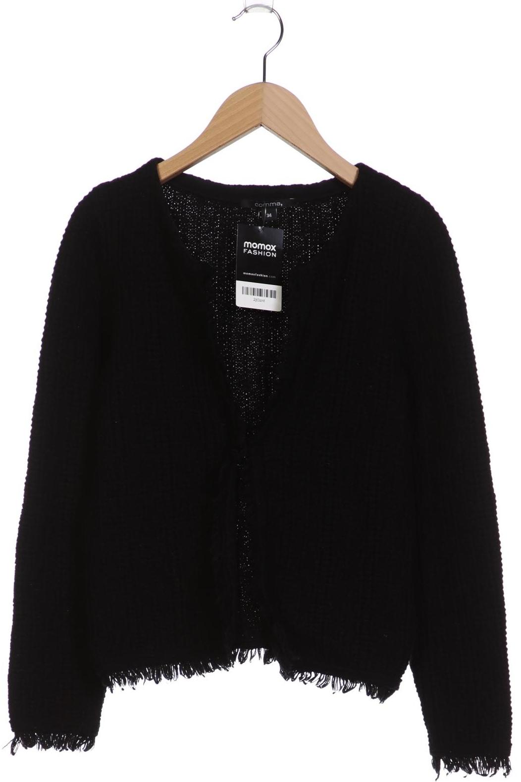 

Comma Damen Strickjacke, schwarz, Gr. 34