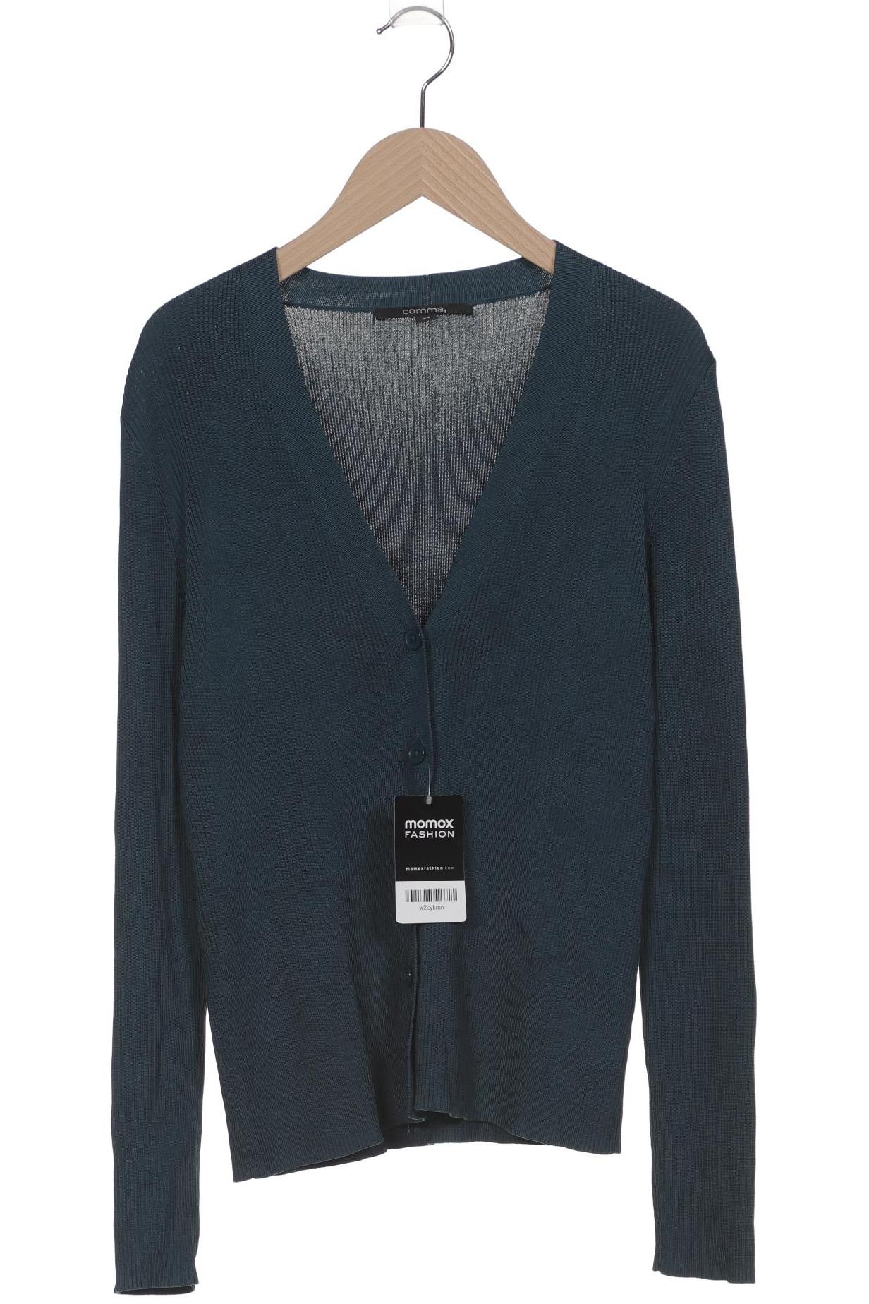 

Comma Damen Strickjacke, türkis, Gr. 38