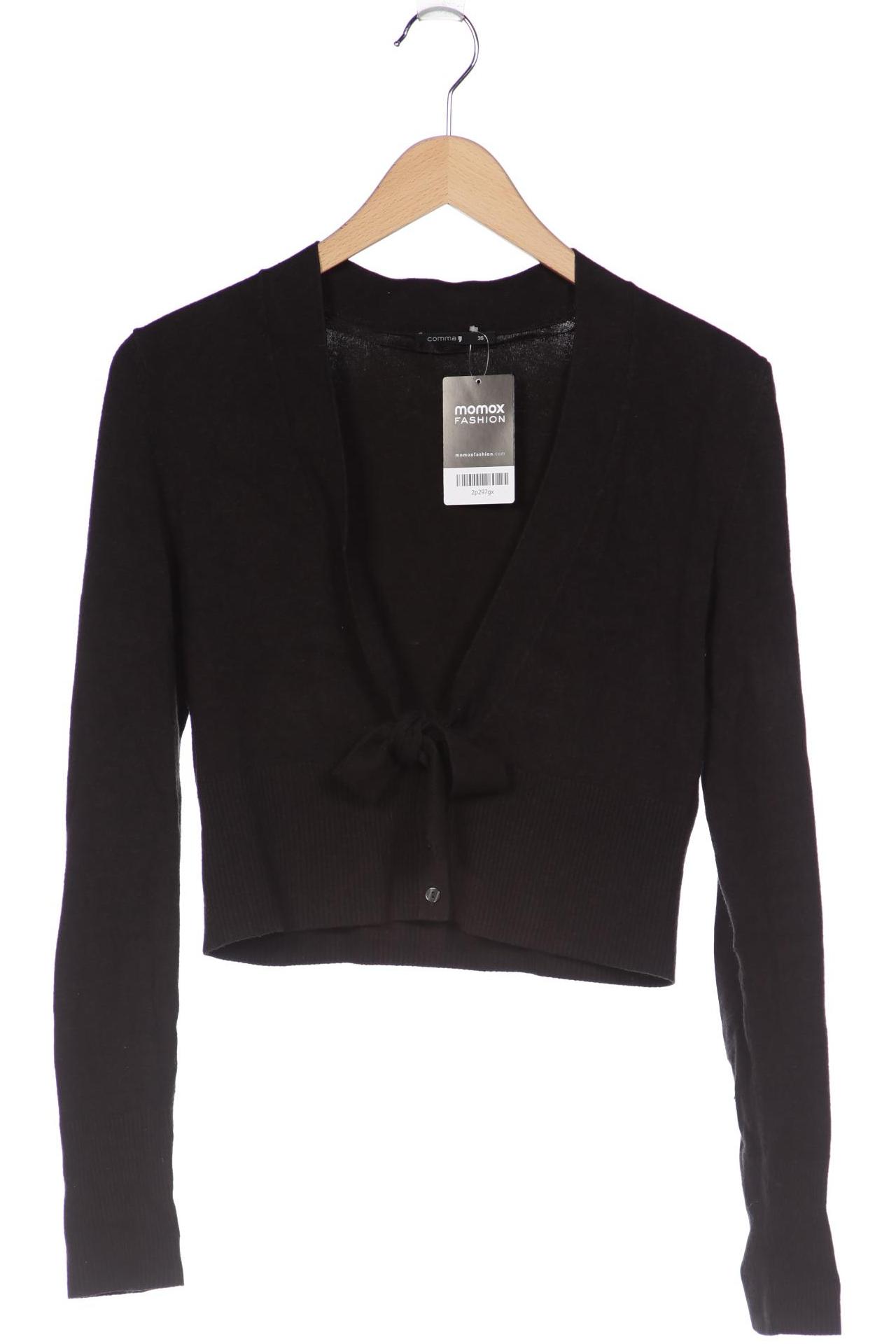 

Comma Damen Strickjacke, schwarz, Gr. 36