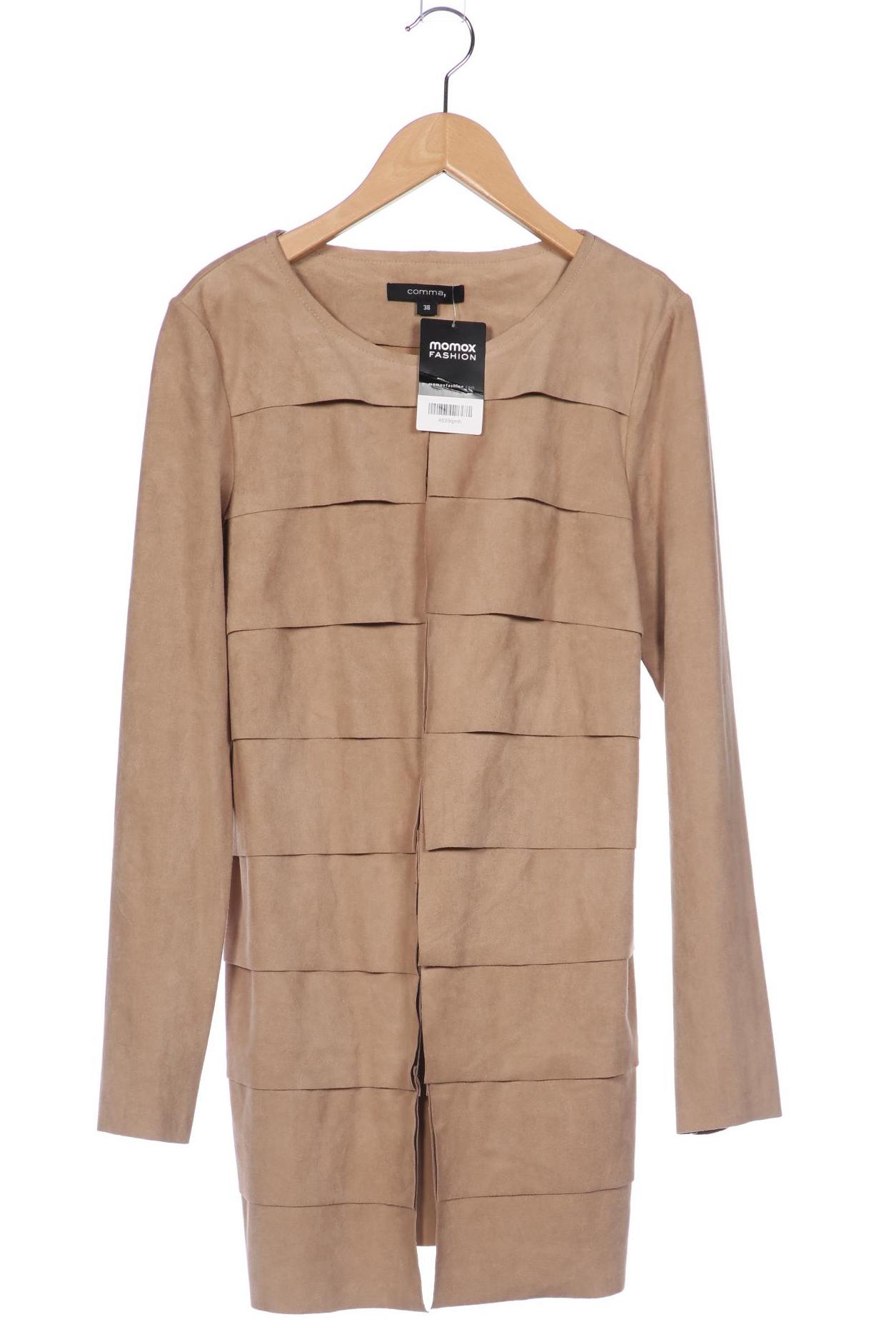 

Comma Damen Strickjacke, beige, Gr. 38