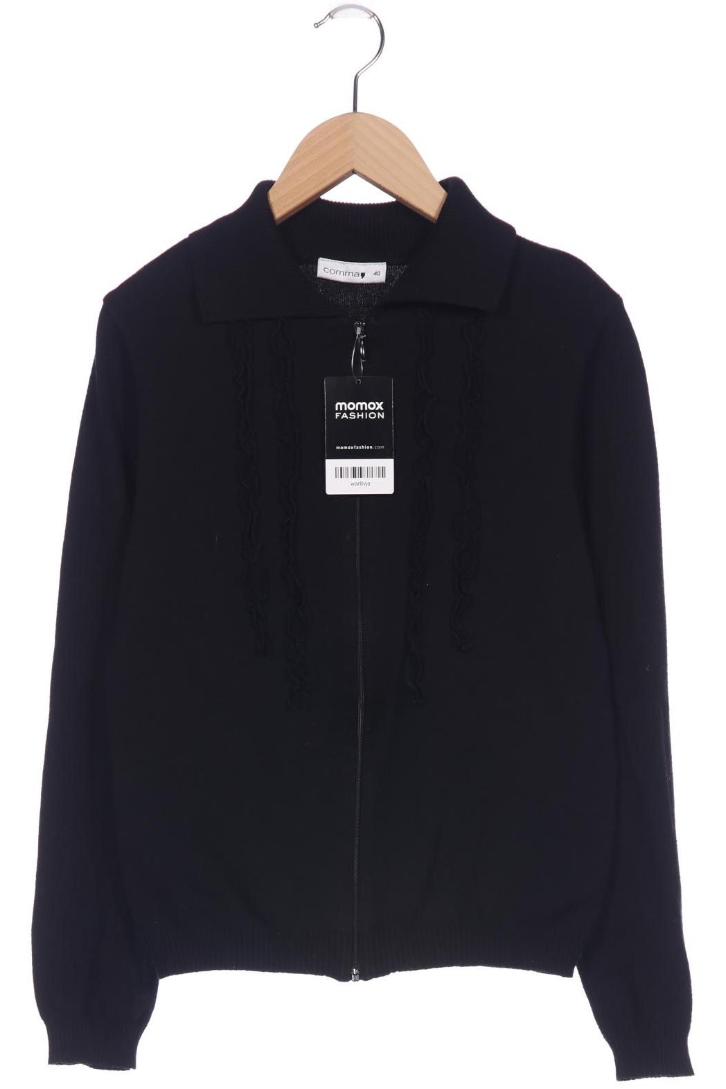 

Comma Damen Strickjacke, schwarz, Gr. 40
