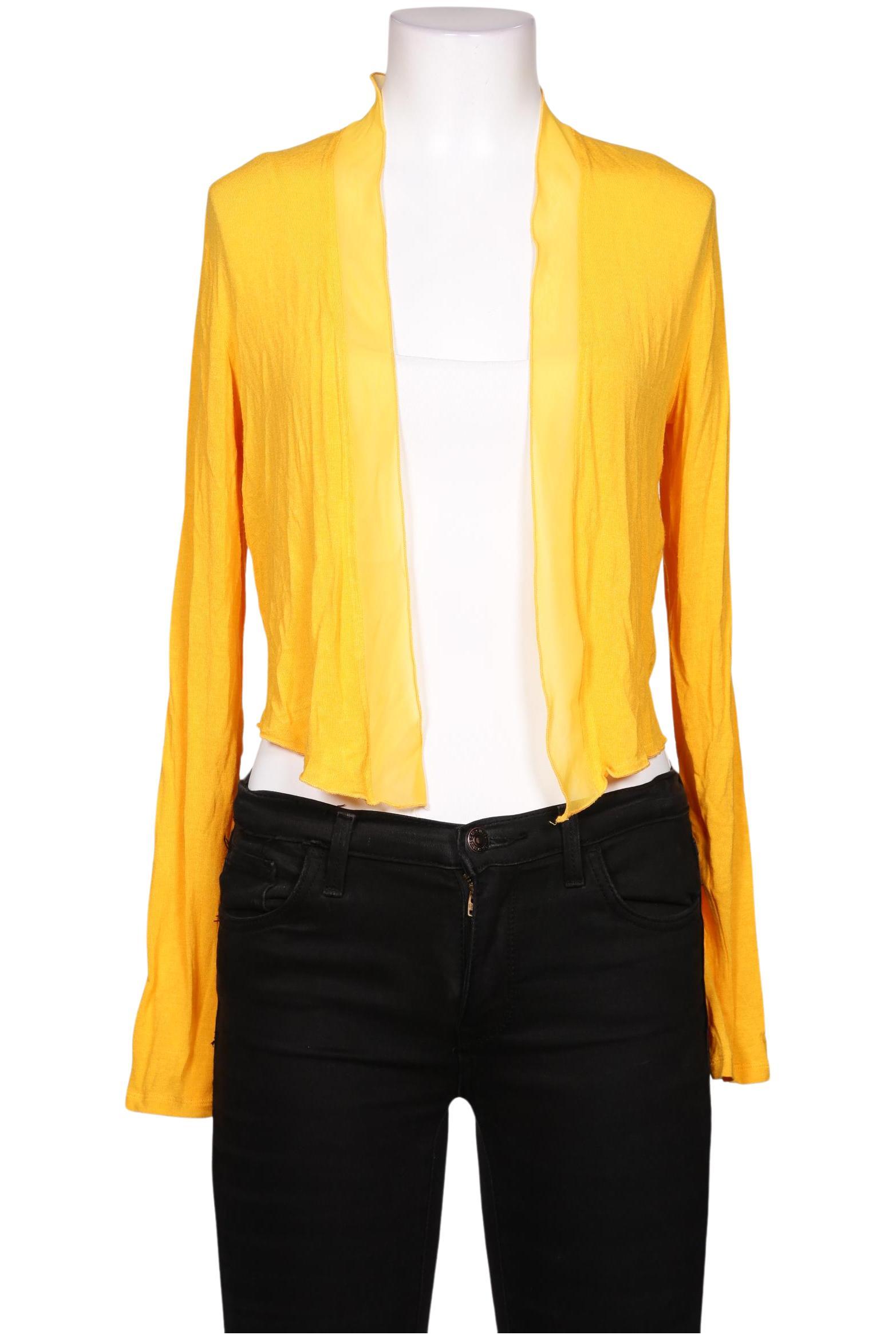 

Comma Damen Strickjacke, gelb, Gr. 36
