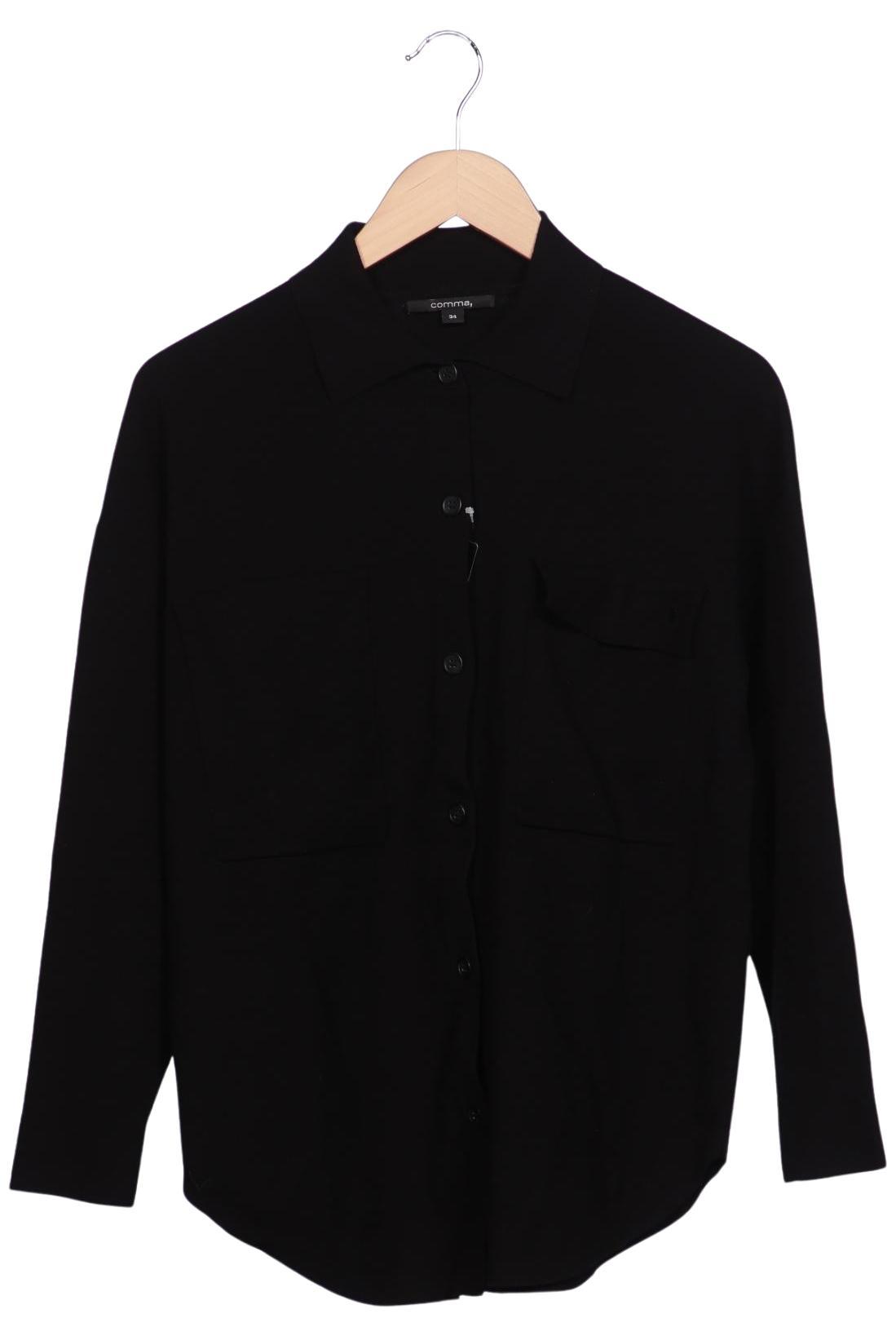 

Comma Damen Strickjacke, schwarz, Gr. 34