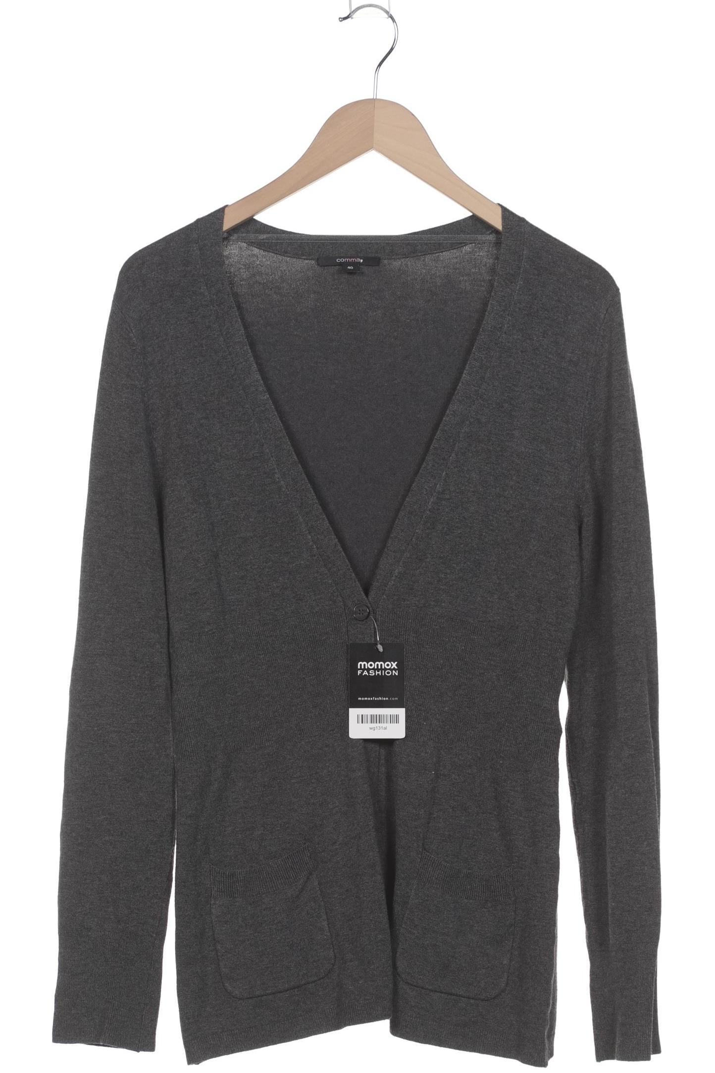

Comma Damen Strickjacke, grau, Gr. 40