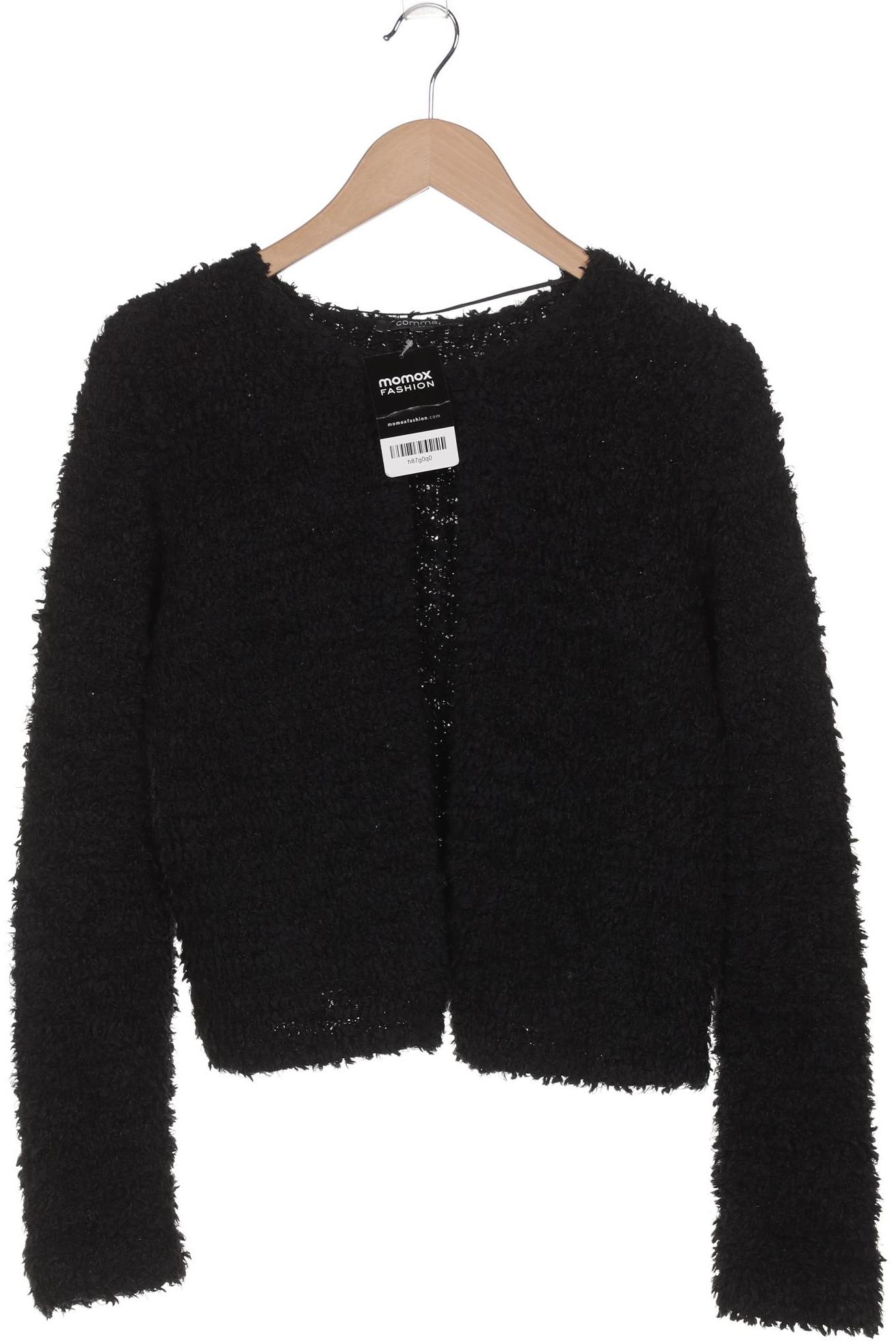 

Comma Damen Strickjacke, schwarz, Gr. 38