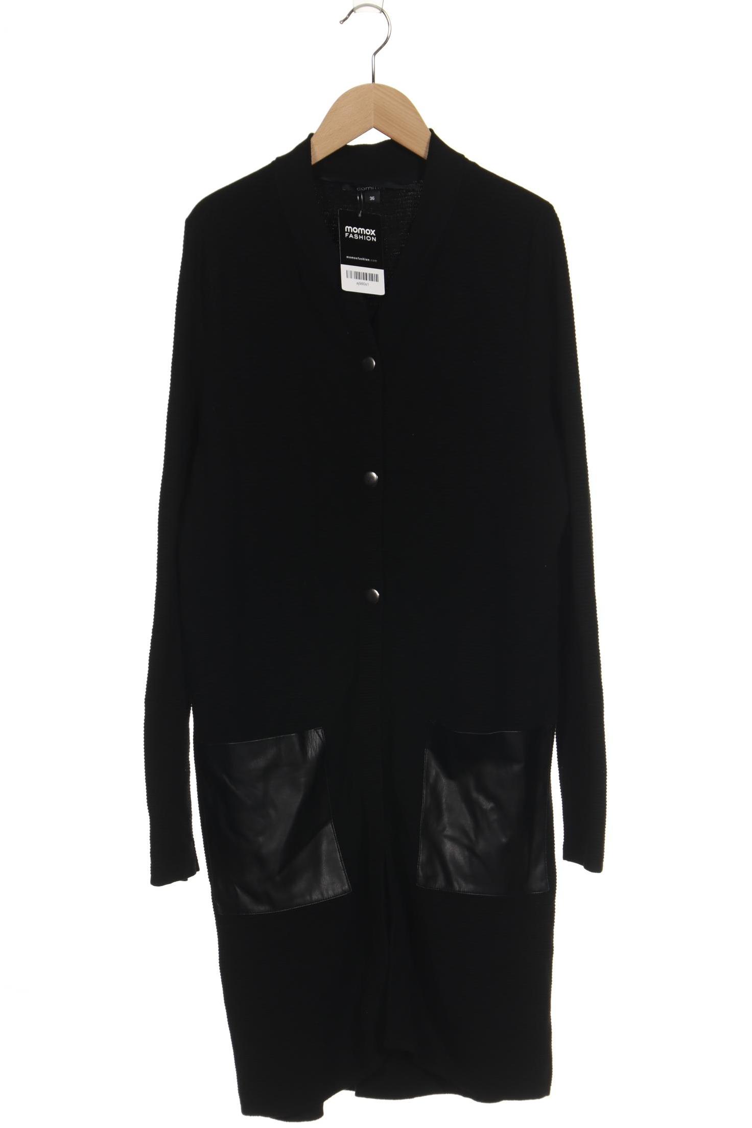 

Comma Damen Strickjacke, schwarz, Gr. 36