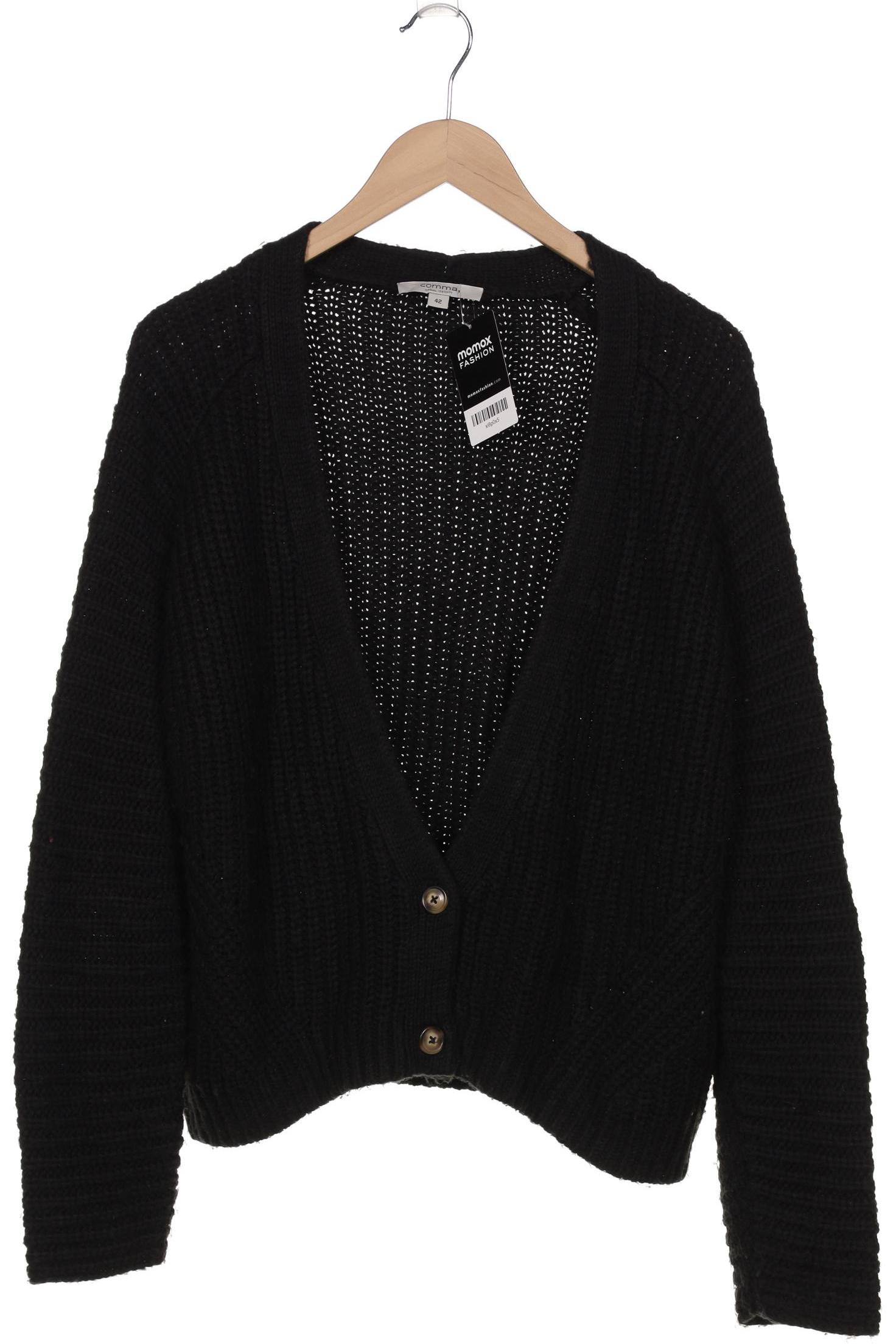 

Comma Damen Strickjacke, schwarz, Gr. 42