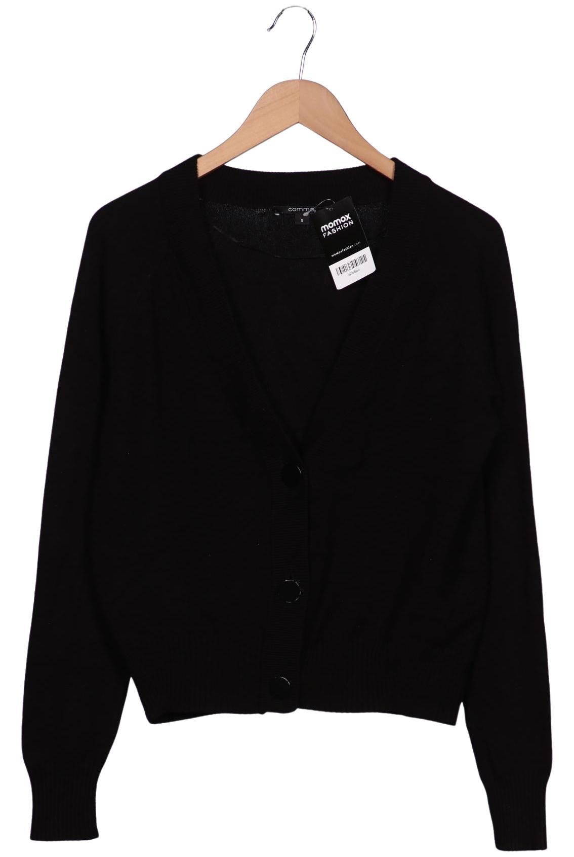 

Comma Damen Strickjacke, schwarz, Gr. 36