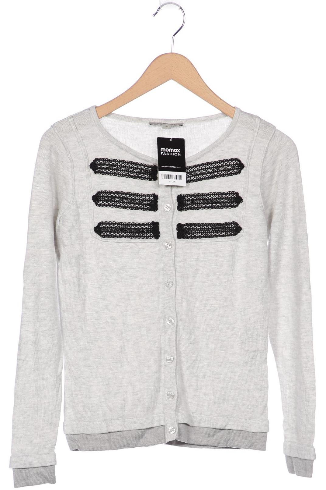

Comma Damen Strickjacke, grau, Gr. 36