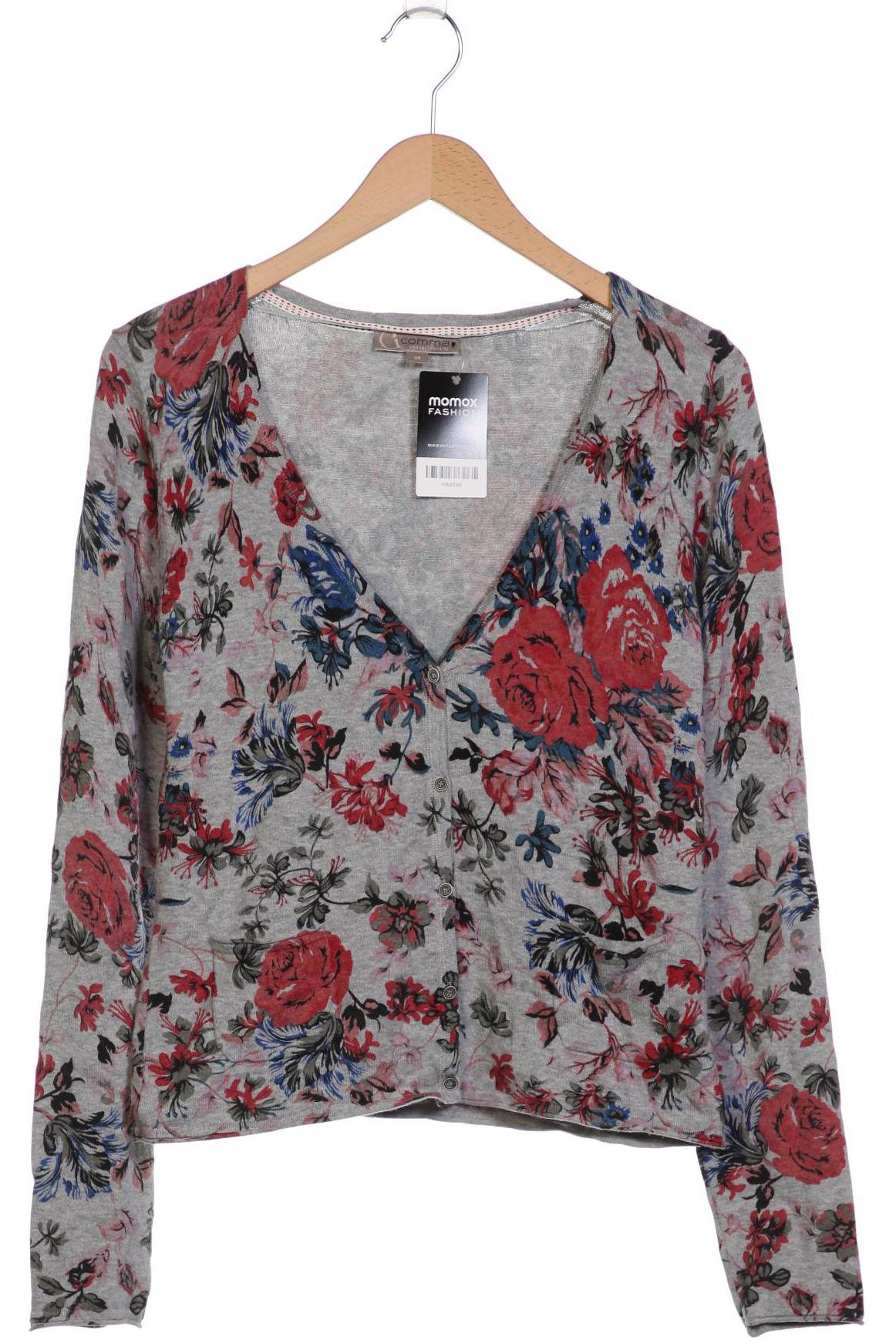 

Comma Damen Strickjacke, grau, Gr. 36