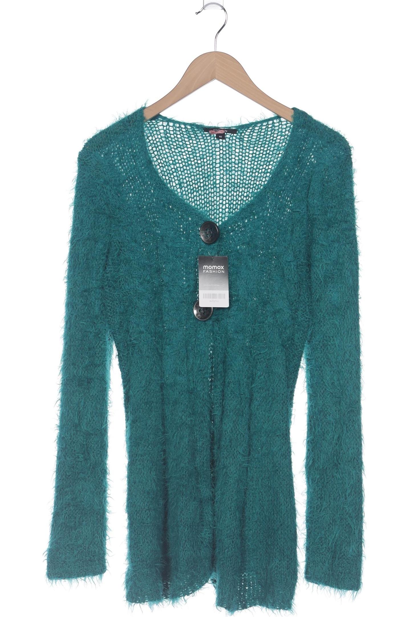 

Comma Damen Strickjacke, türkis, Gr. 40