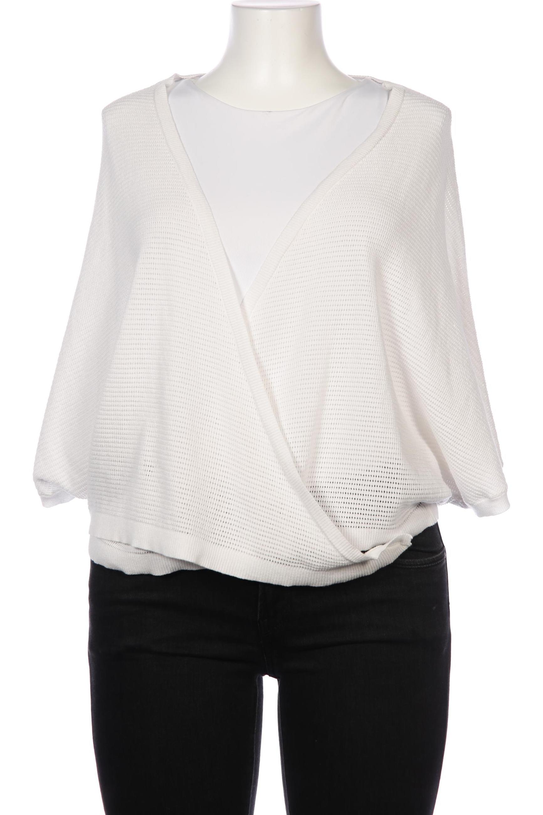 

Comma Damen Strickjacke, weiß, Gr. 42
