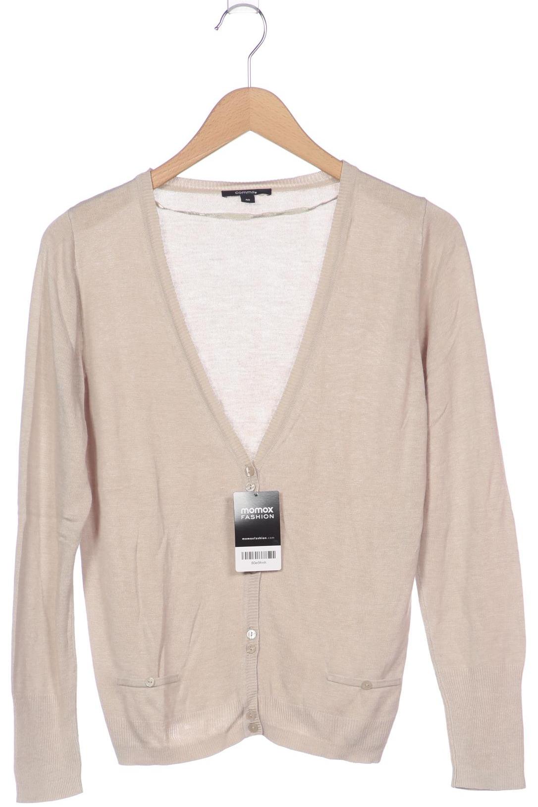 

Comma Damen Strickjacke, beige, Gr. 40