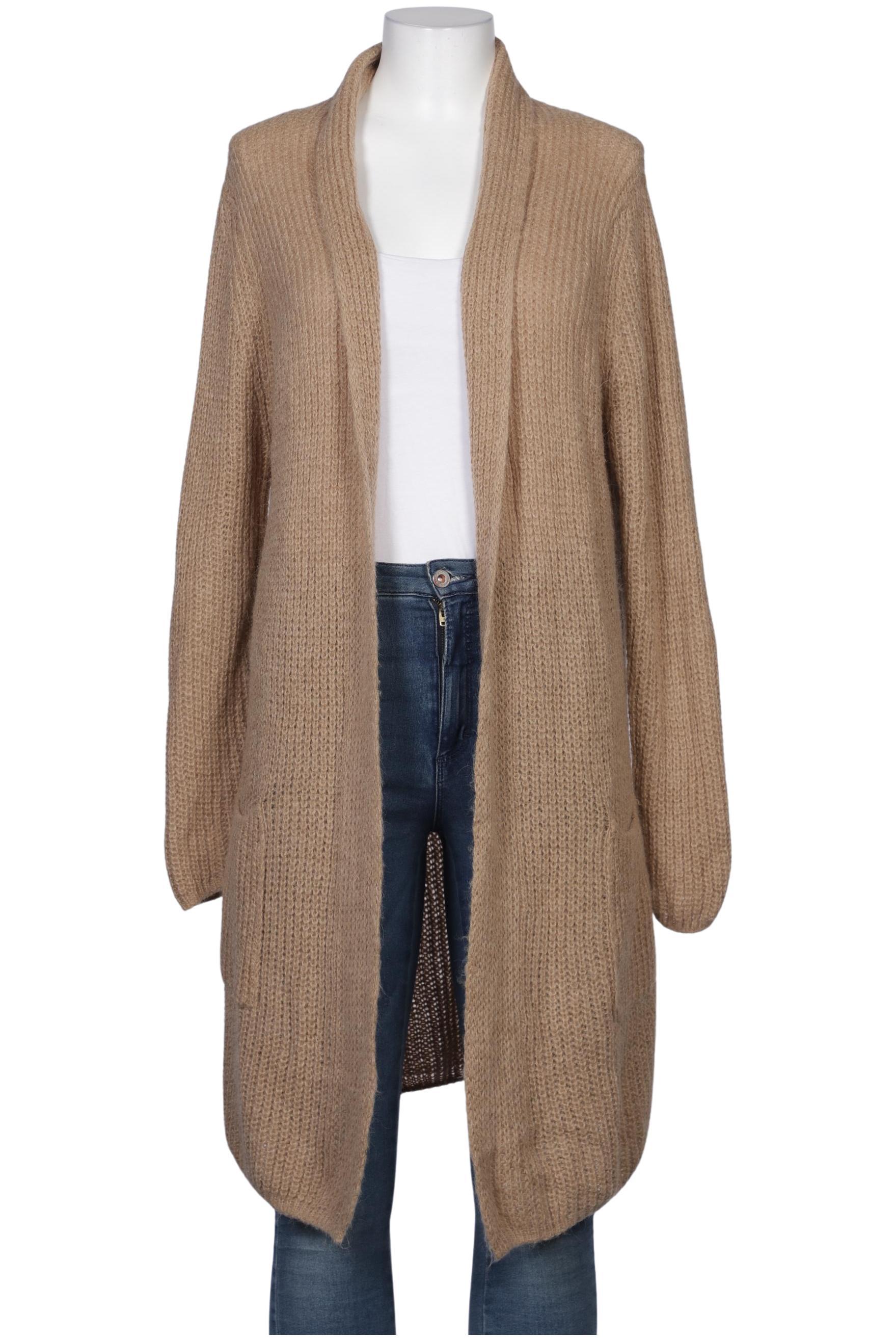 

Comma Damen Strickjacke, beige, Gr. 38