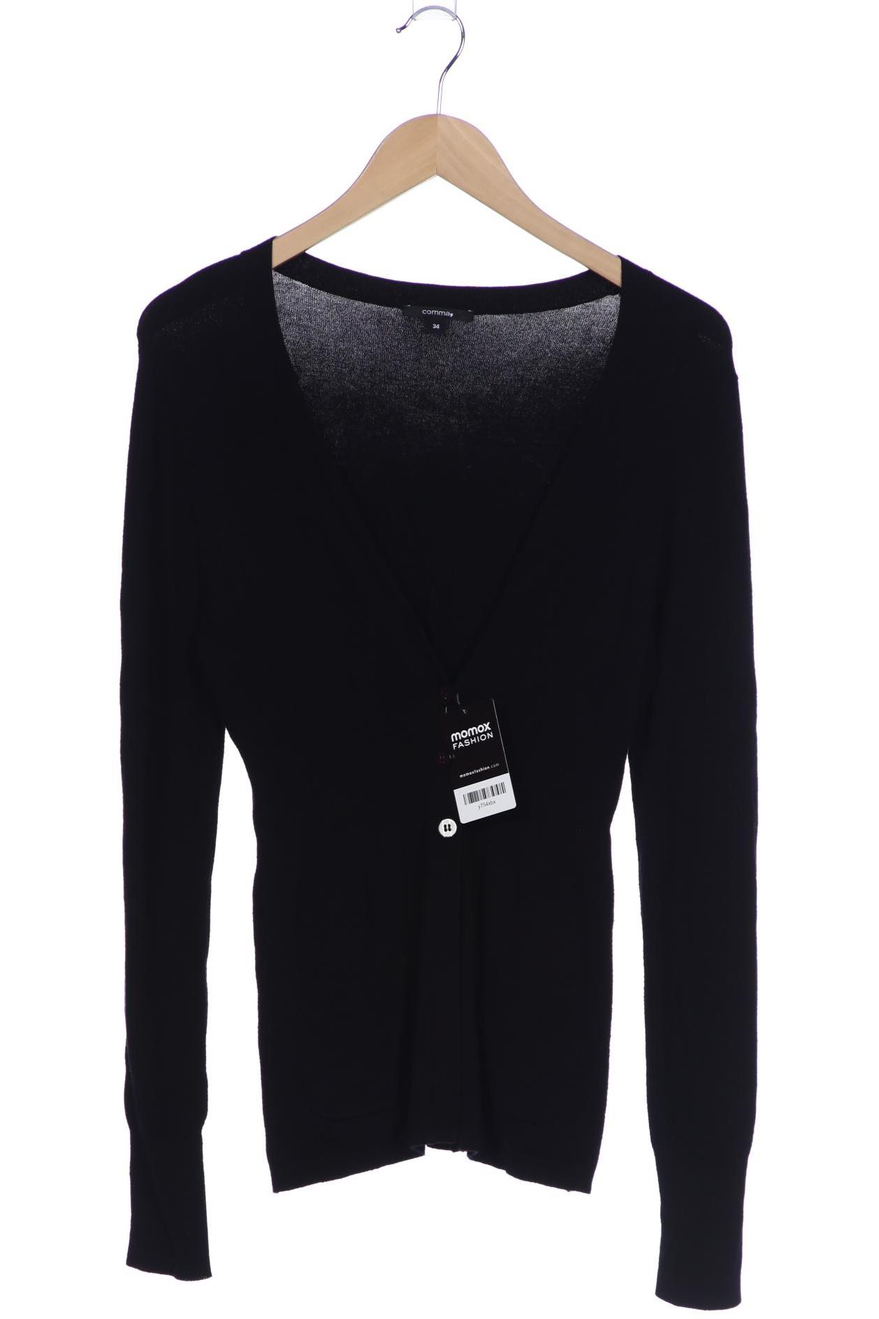 

Comma Damen Strickjacke, schwarz, Gr. 34
