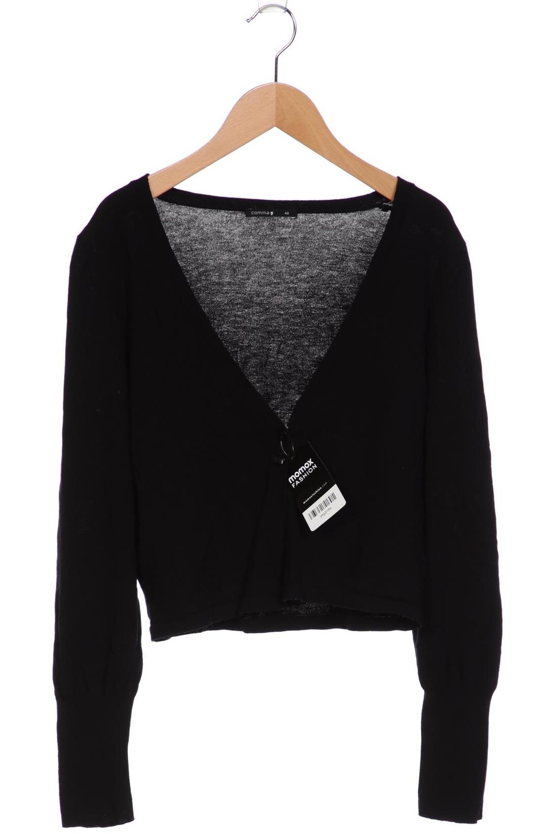 

Comma Damen Strickjacke, schwarz, Gr. 40