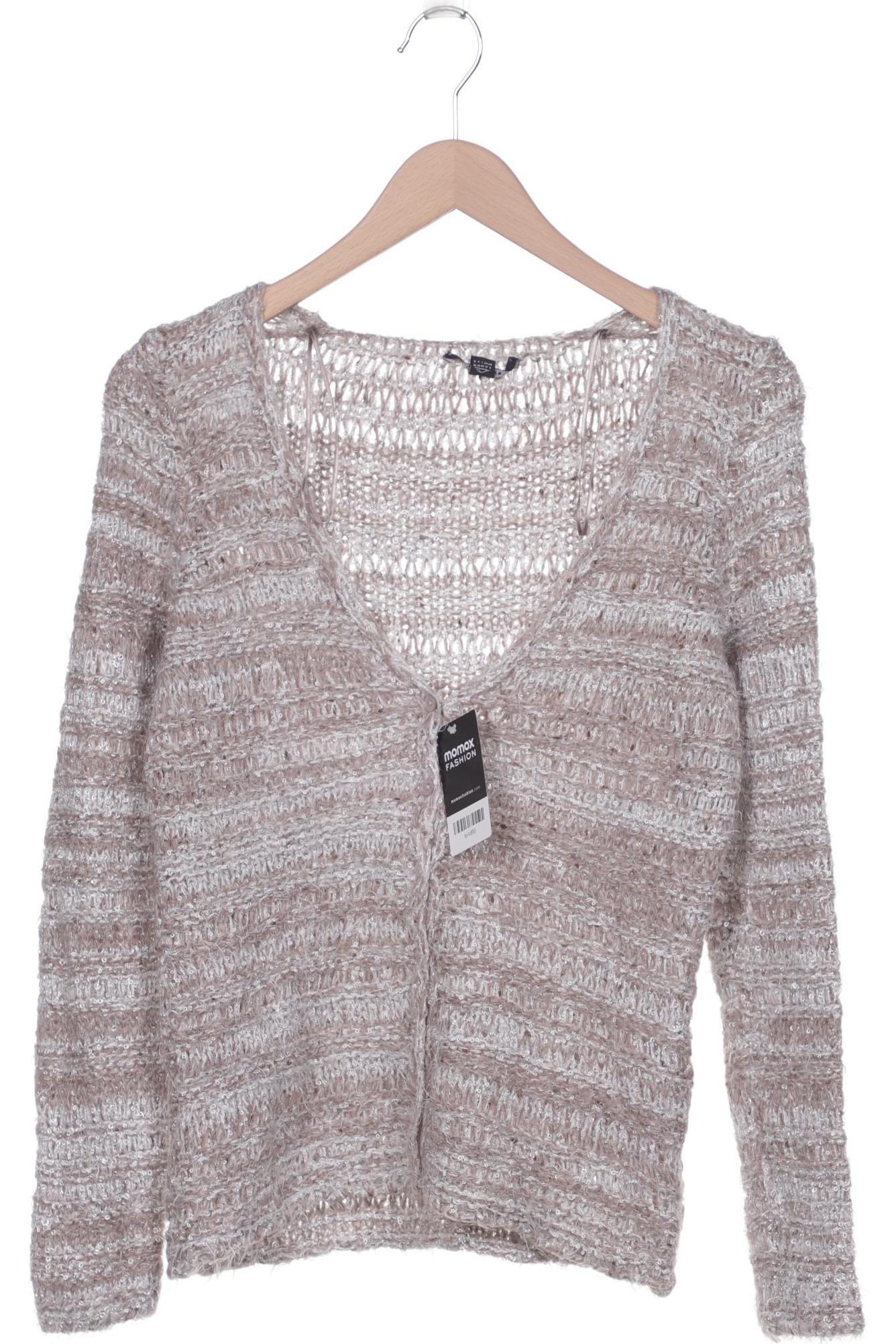 

Comma Damen Strickjacke, beige, Gr. 36