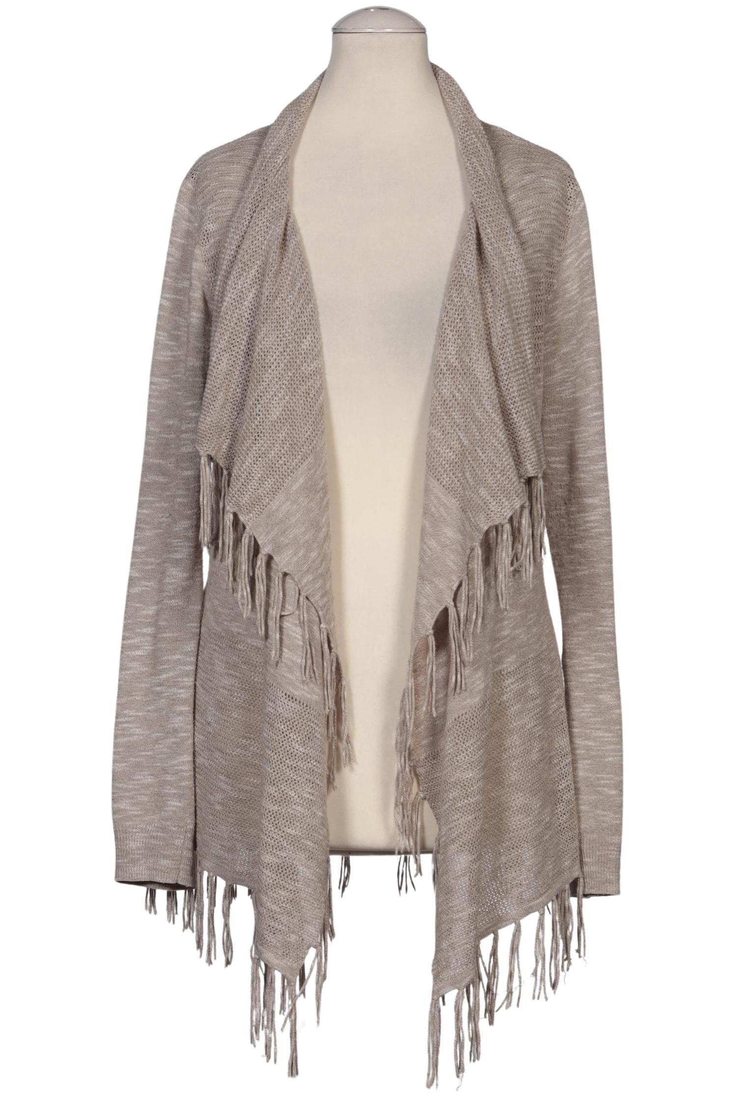 

Comma Damen Strickjacke, beige, Gr. 34