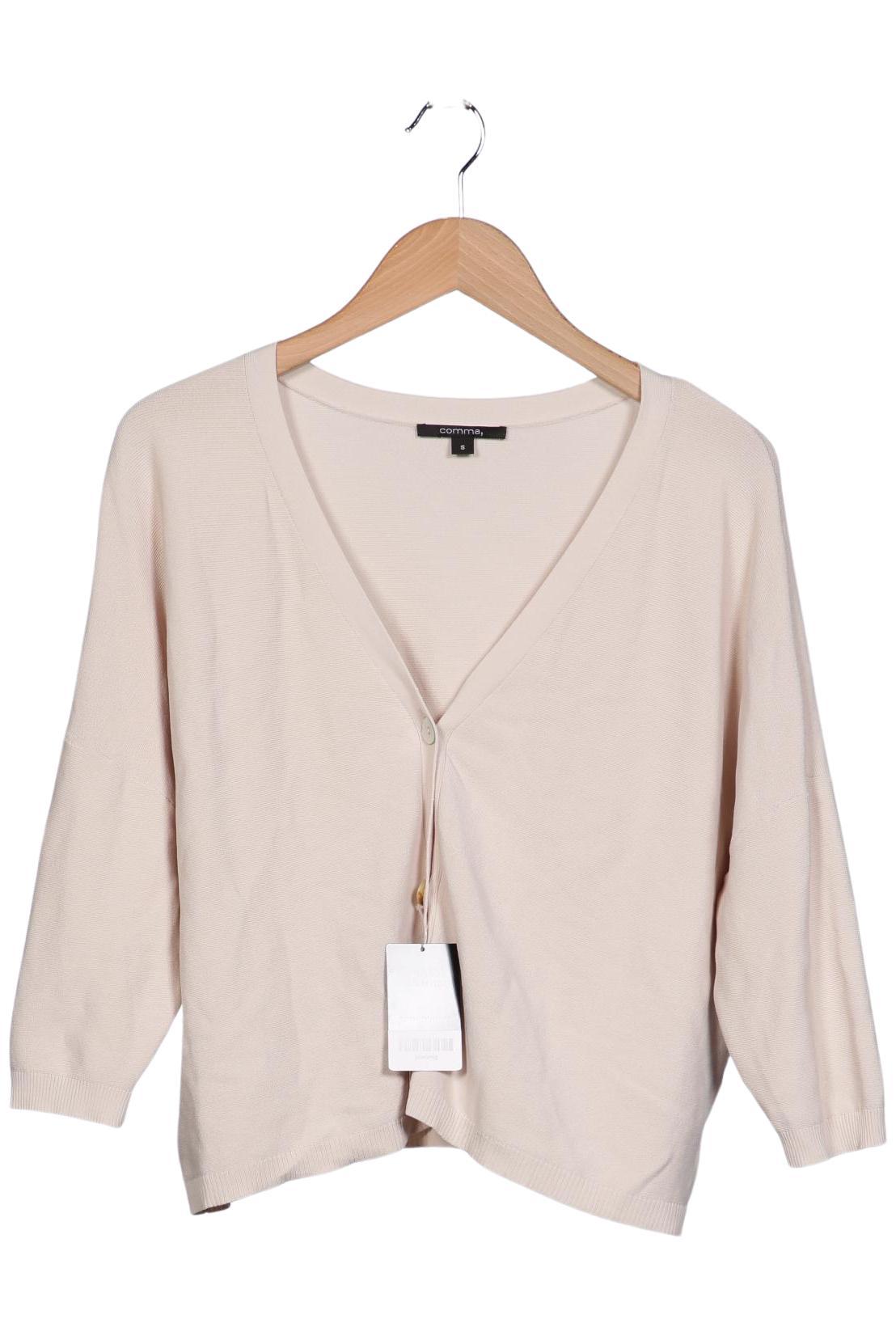 

Comma Damen Strickjacke, beige, Gr. 36