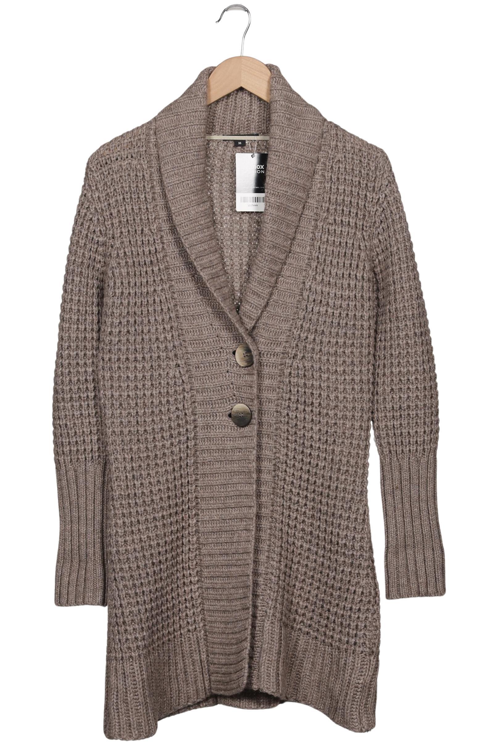 

Comma Damen Strickjacke, beige, Gr. 36