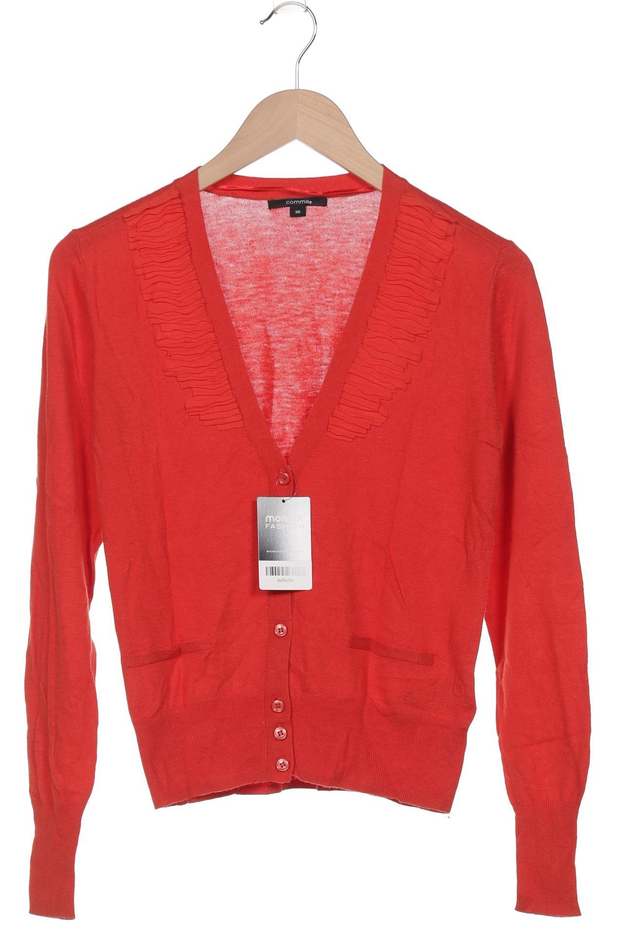 

Comma Damen Strickjacke, rot, Gr. 36