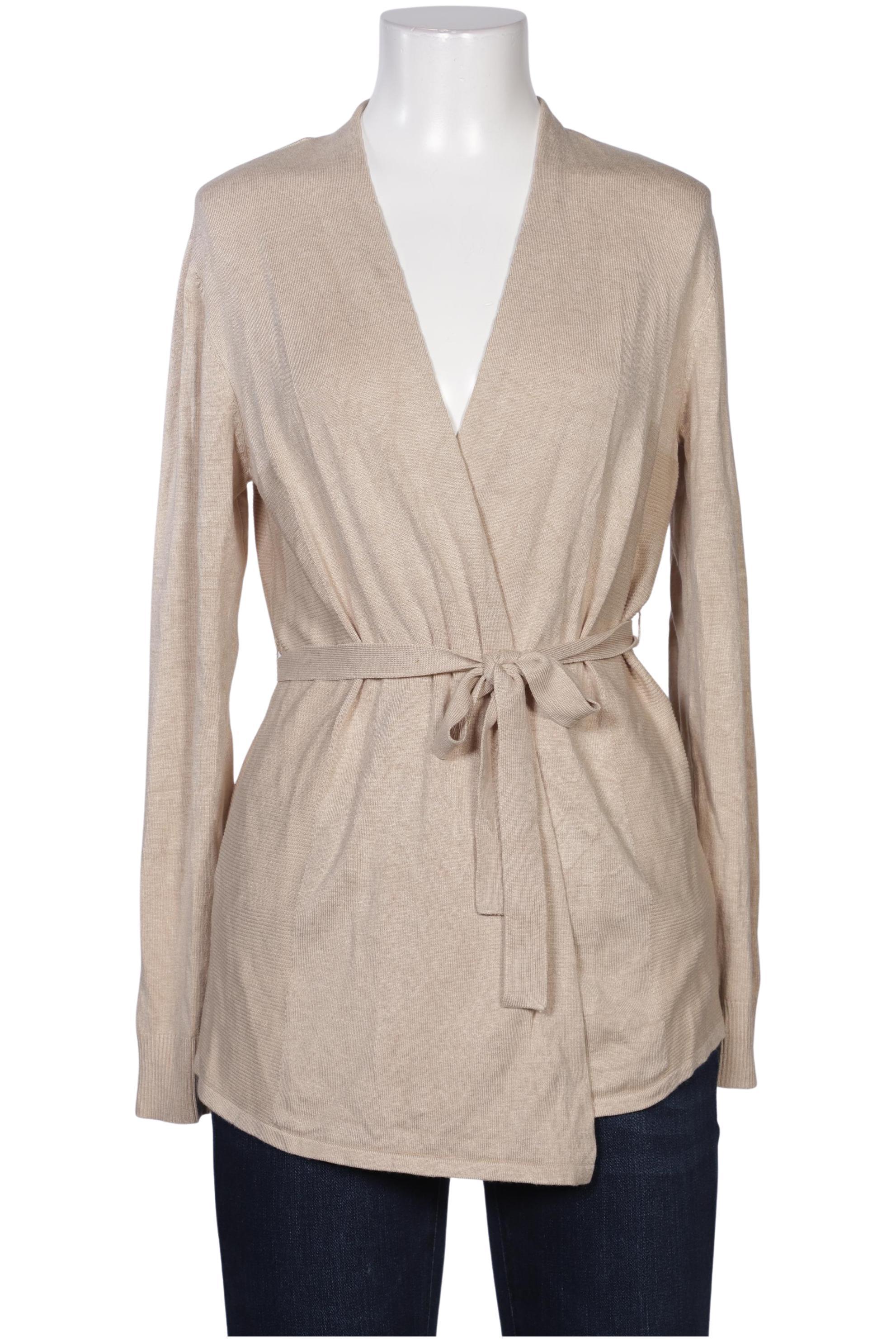 

Comma Damen Strickjacke, beige, Gr. 36