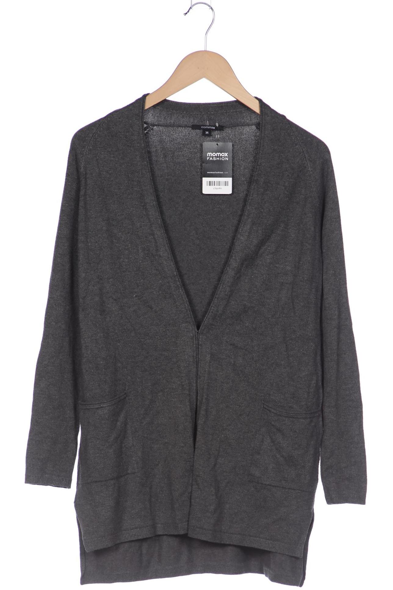 

Comma Damen Strickjacke, grau, Gr. 34