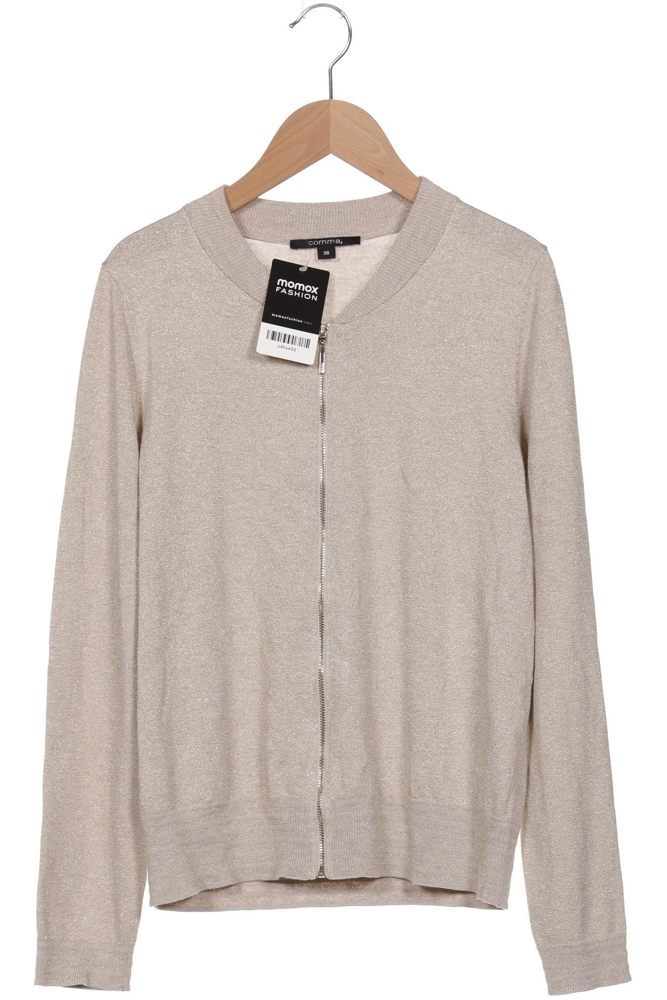 

Comma Damen Strickjacke, beige, Gr. 38