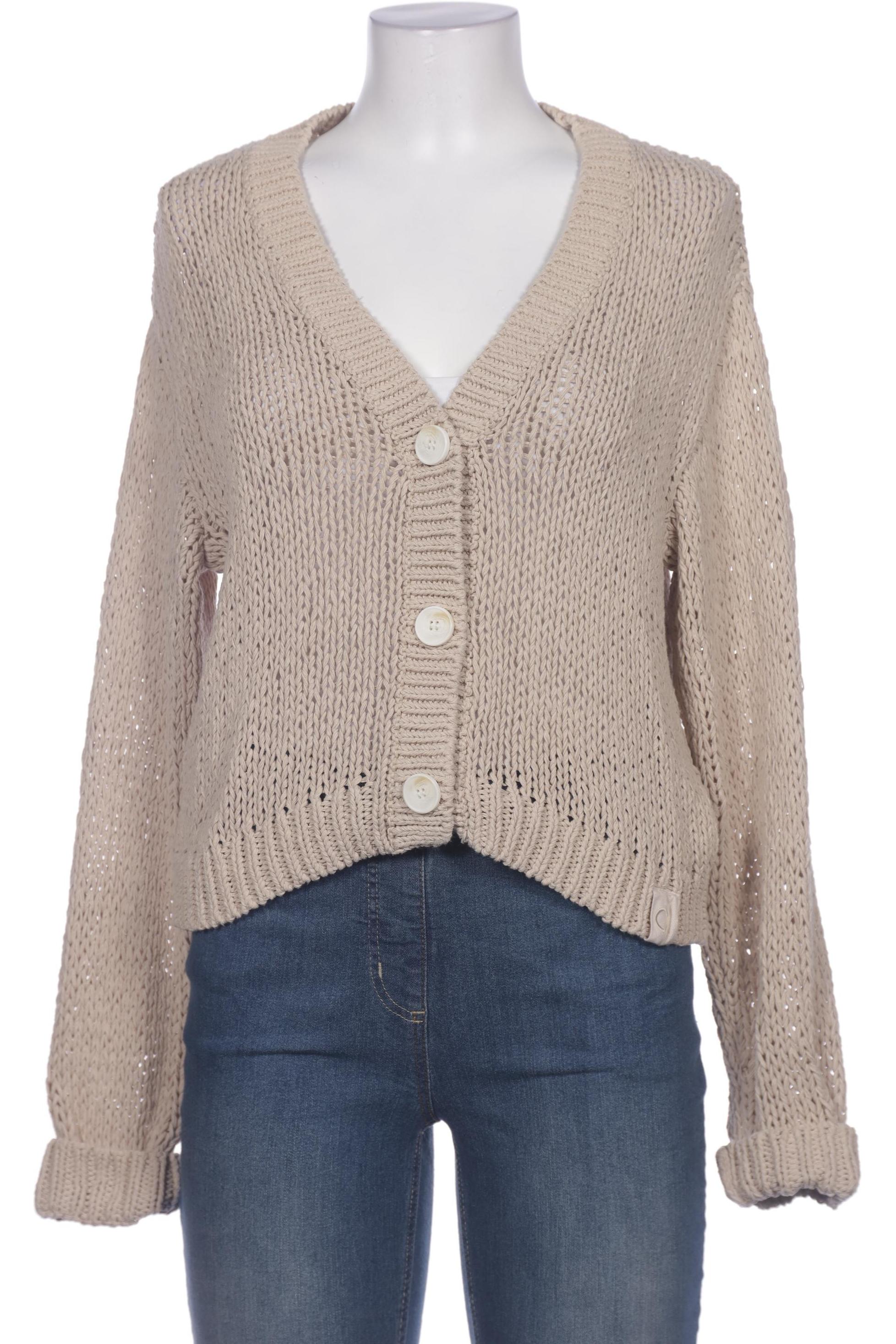 

Comma Damen Strickjacke, beige, Gr. 36